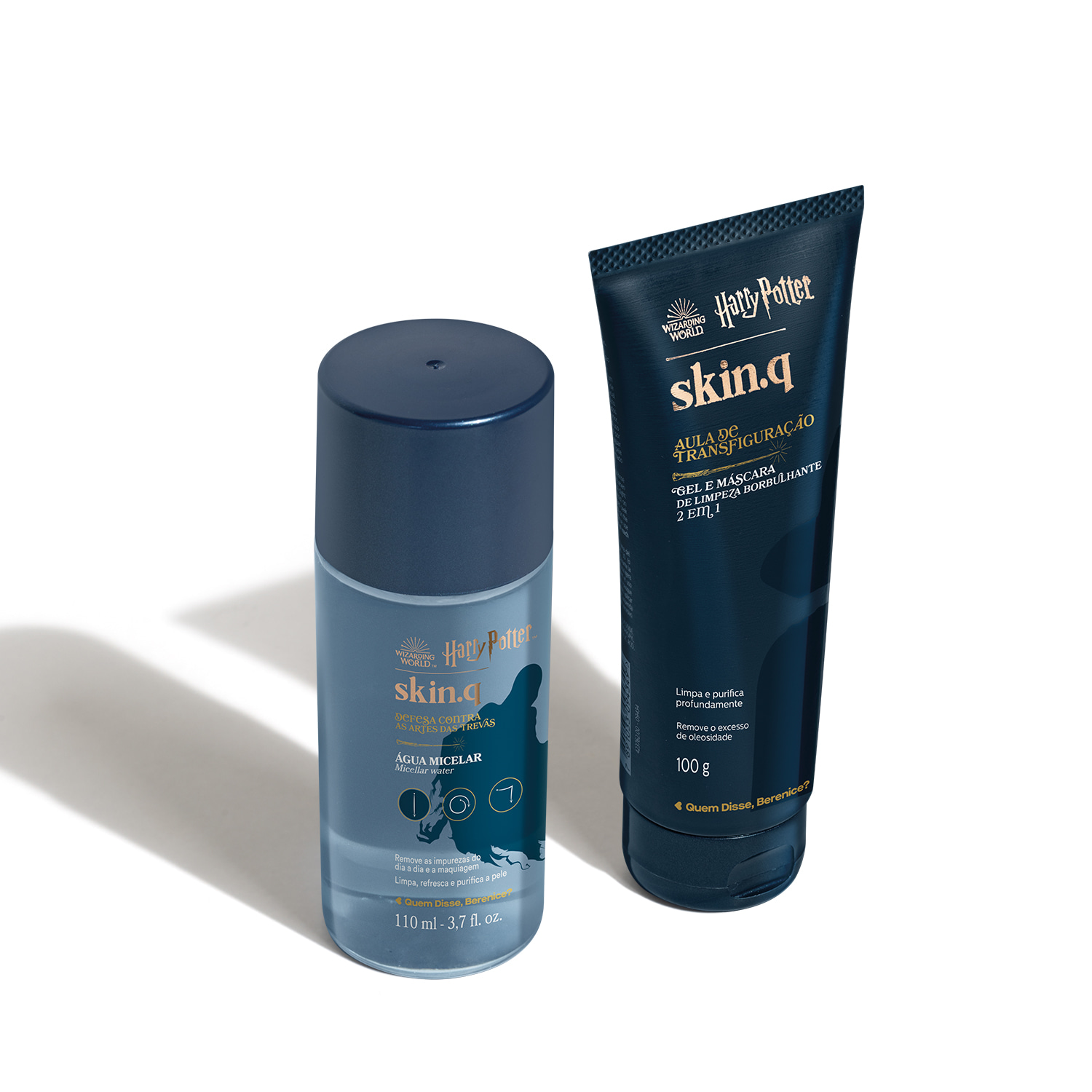 Combo Harry Potter: Água Micelar Facial 150ml + Gel de Limpeza Facial 2 em 1 100g