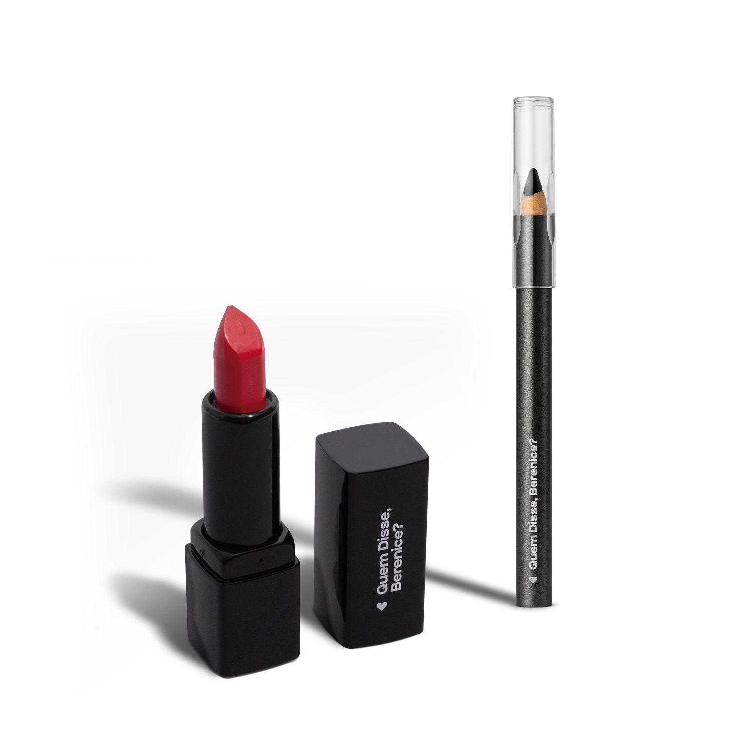 Combo Mini Make Clássica: Batom Vermelho 1,6g + Lápis de Olhos Preto 600mg > Combo Mini Make Clássica: Batom Vermelho 1,6g + Lápis de Olhos Preto 600mg