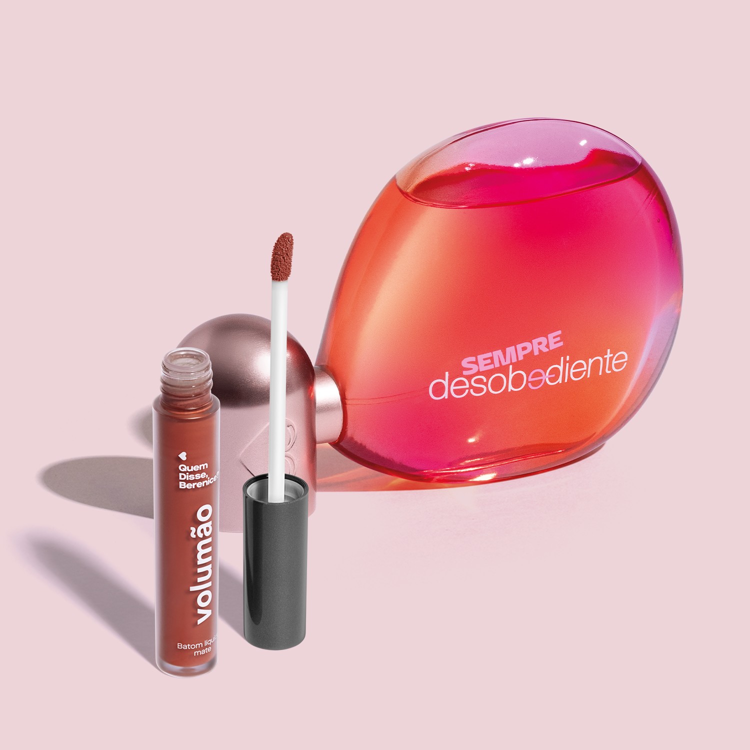 Combo Sempre Desobediente Eau De Parfum 100ml + Batom Líquido Marrom Tamarali 4ml > Combo Sempre Desobediente Eau De Parfum 100ml + Batom Líquido Marrom Tamarali 4ml