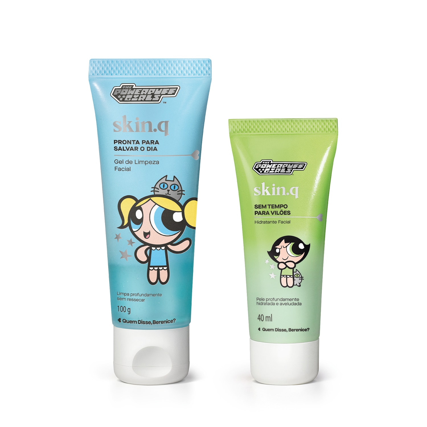 Combo QDB As Meninas Super Poderosas: Gel de Limpeza Facial 100g + Hidratante Facial 40ml