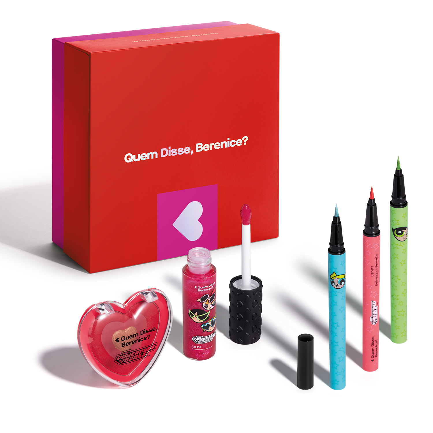 Combo Presente Make Pink QDB As Meninas Super Poderosas (4 itens)
