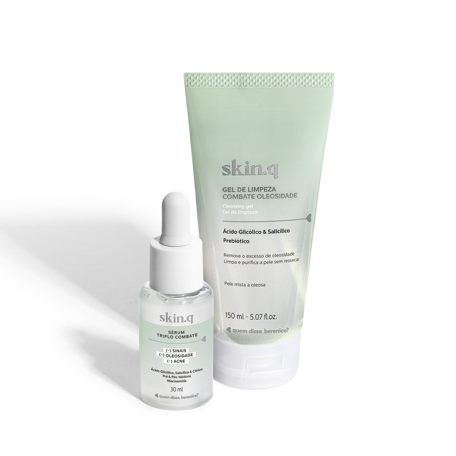 Combo Skin. q Combate Oleosidade: Gel de Limpeza Facial 150ml + Sérum Facial 30ml > Combo Skin. q Combate Oleosidade: Gel de Limpeza Facial 150ml + Sérum Facial 30ml