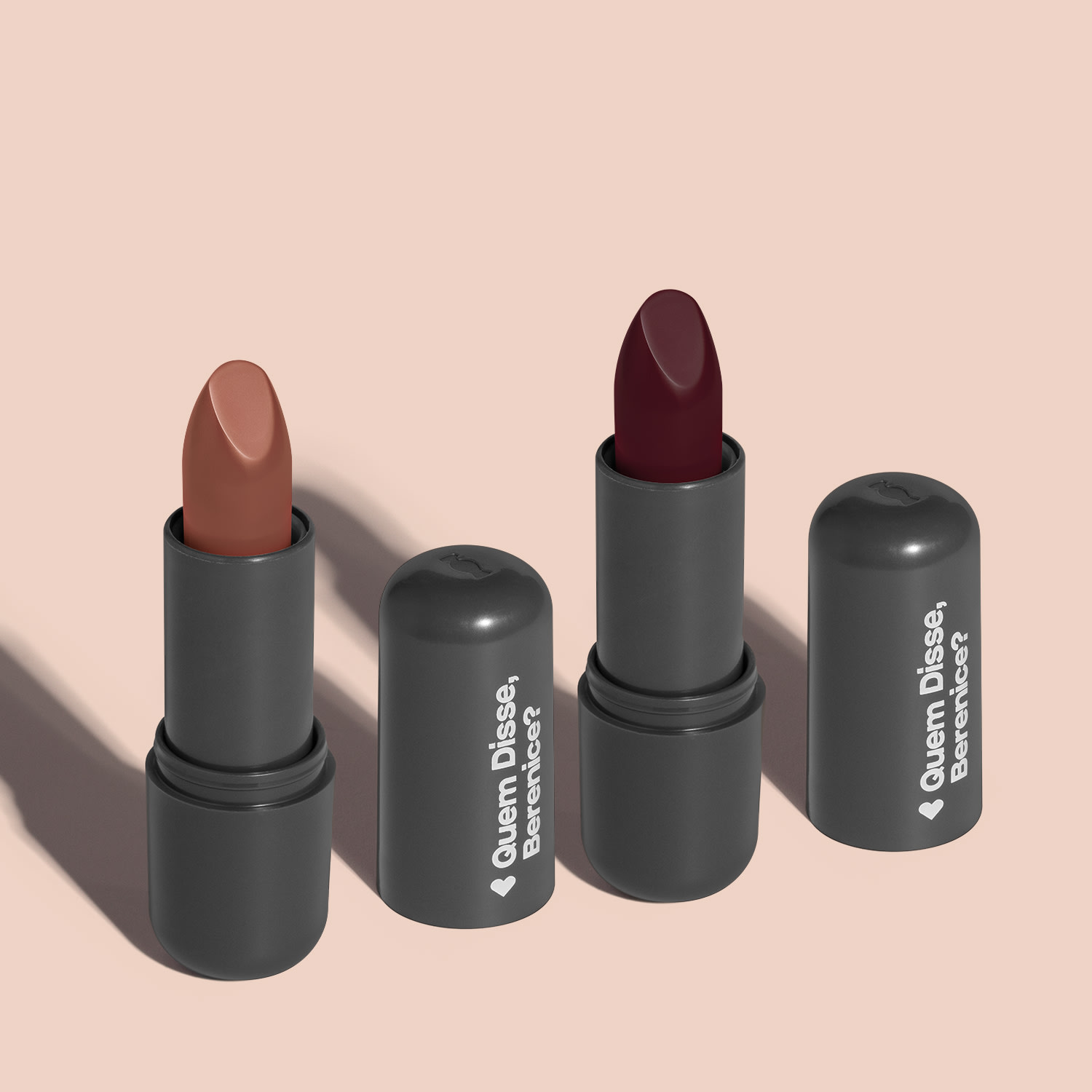 Combo Batom Efeito mate: Nude Marrom 130 3,8g + Vinho 430 3,8g > Combo Batom Efeito mate: Nude Marrom 130 3,8g + Vinho 430 3,8g