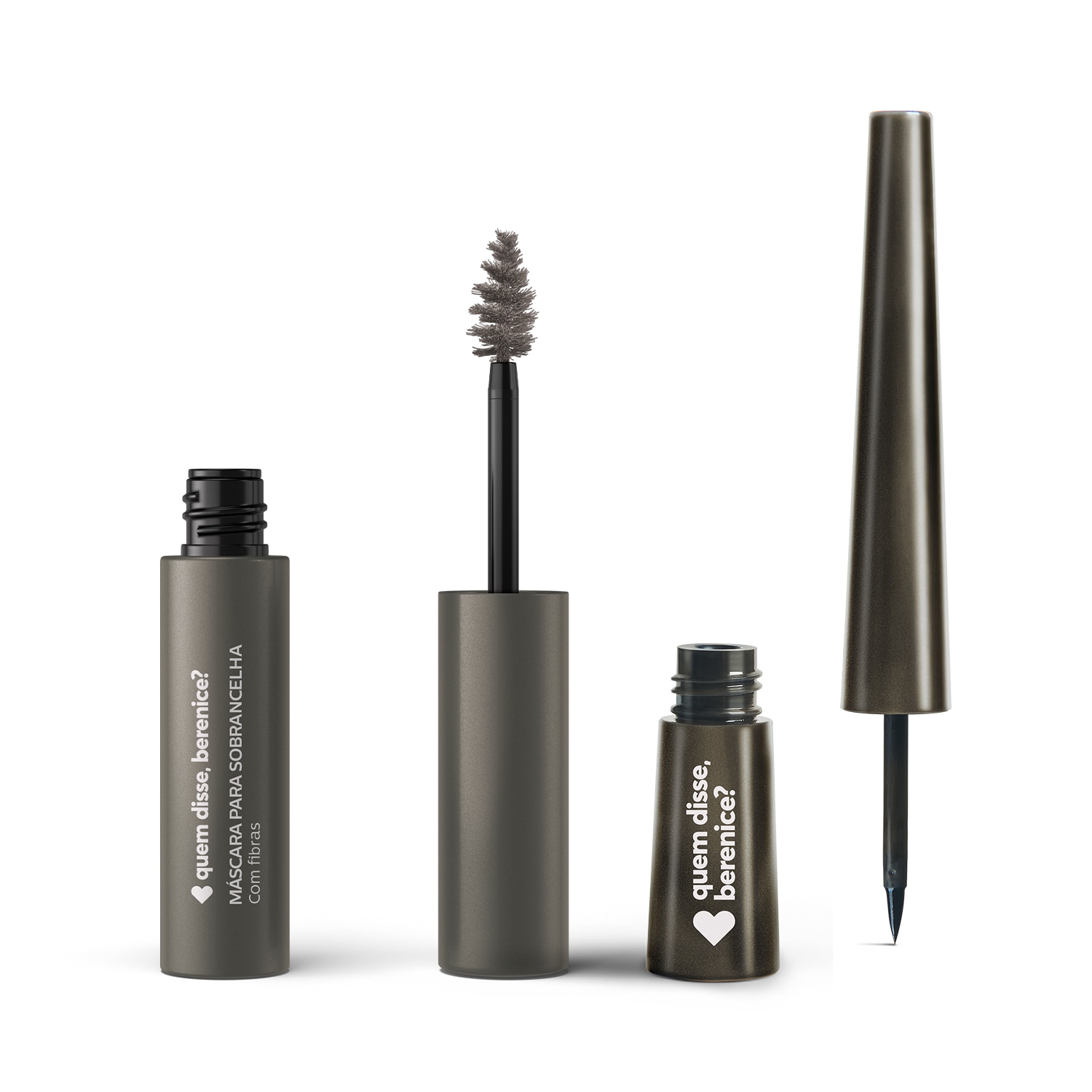 Kit Quem Disse, Berenice? Olhar Em Destaque - Máscara De Cílios Escurete 3g + Delineador De Olhos Pretolino 2,5ml