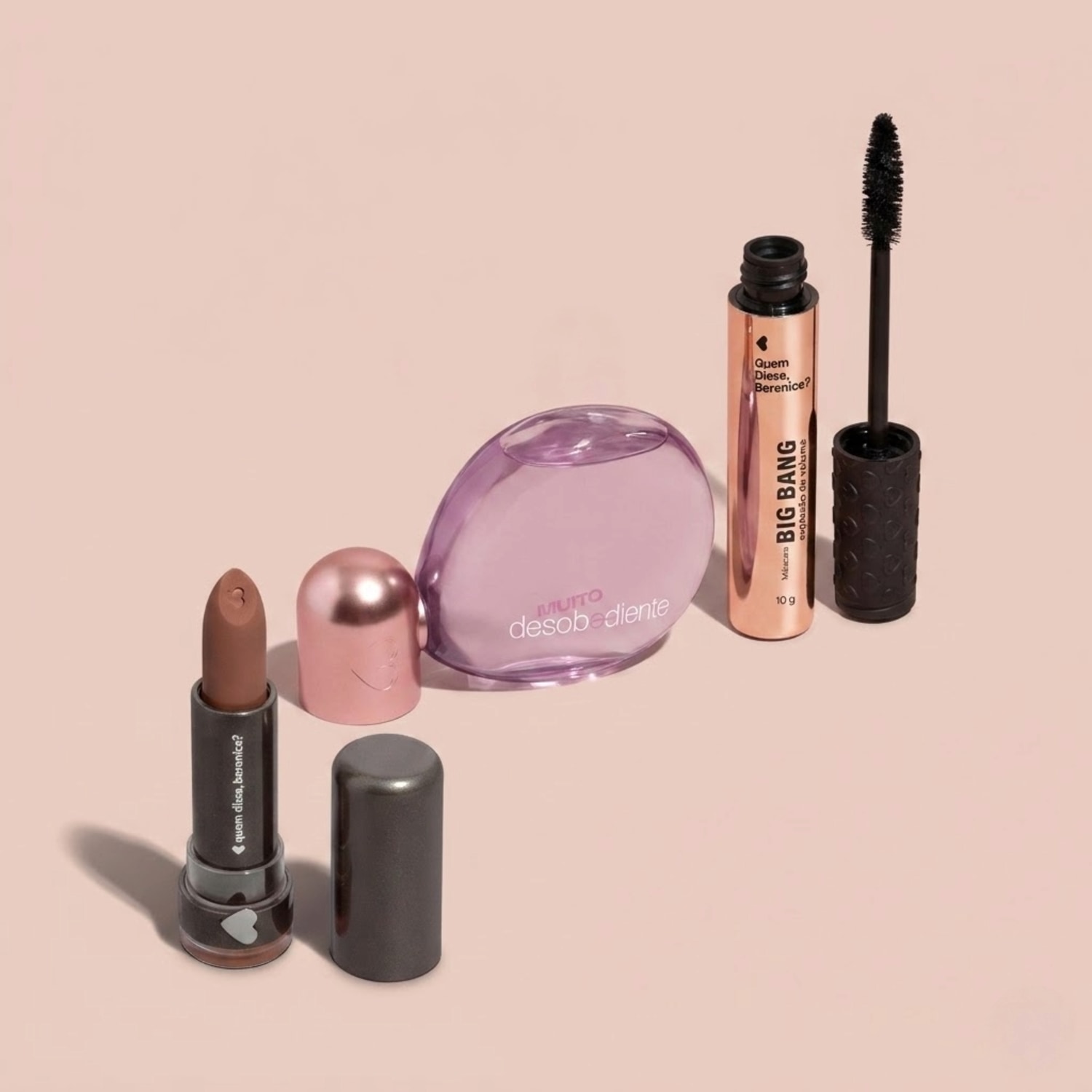Combo Batom Nudelina 3,8g + Eau de Parfum Muito Desobediente 100ml + Máscara Big Bang 10g > Combo Batom Nudelina 3,8g + Eau de Parfum Muito Desobediente 100ml + Máscara Big Bang 10g