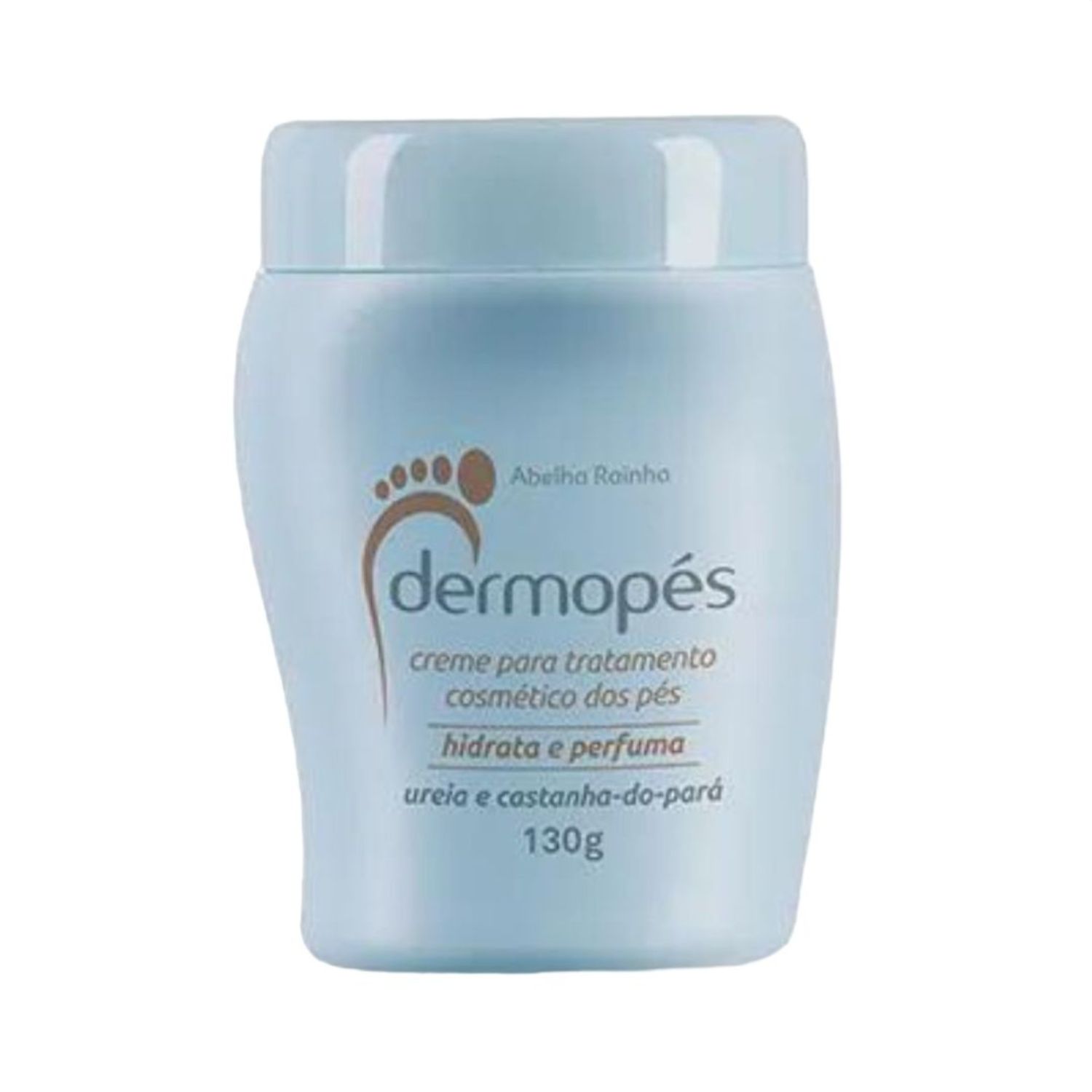 Creme Para Os Pés Ureia E Castanha Do Pará Hidrata e Perfuma 130gr DERMOPÉS Abelha Rainha REF 2016