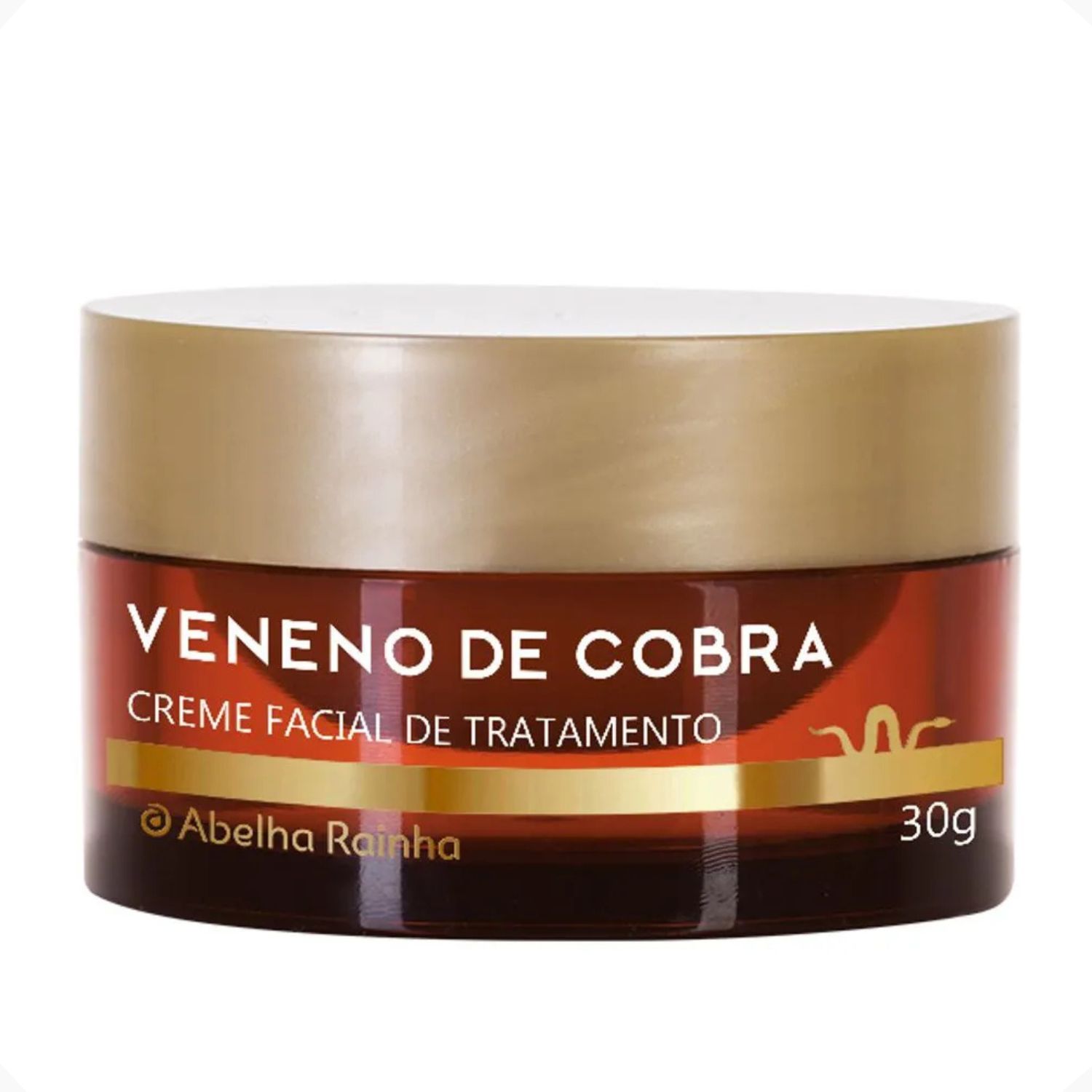 Creme Facial de Tratamento Antienvelhecimento Noturno Veneno de Cobra Abelha Rainha 30g REF 2456
