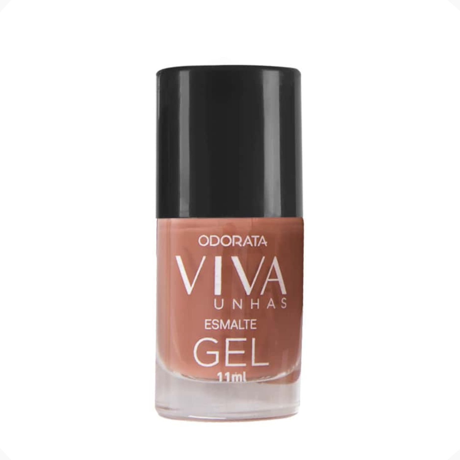 Esmalte Em Gel Cappuccino Luxo Perolado Não Precisa Cabine Seca Rápido Hipoalergênico Viva Unhas ODORATA REF 2686