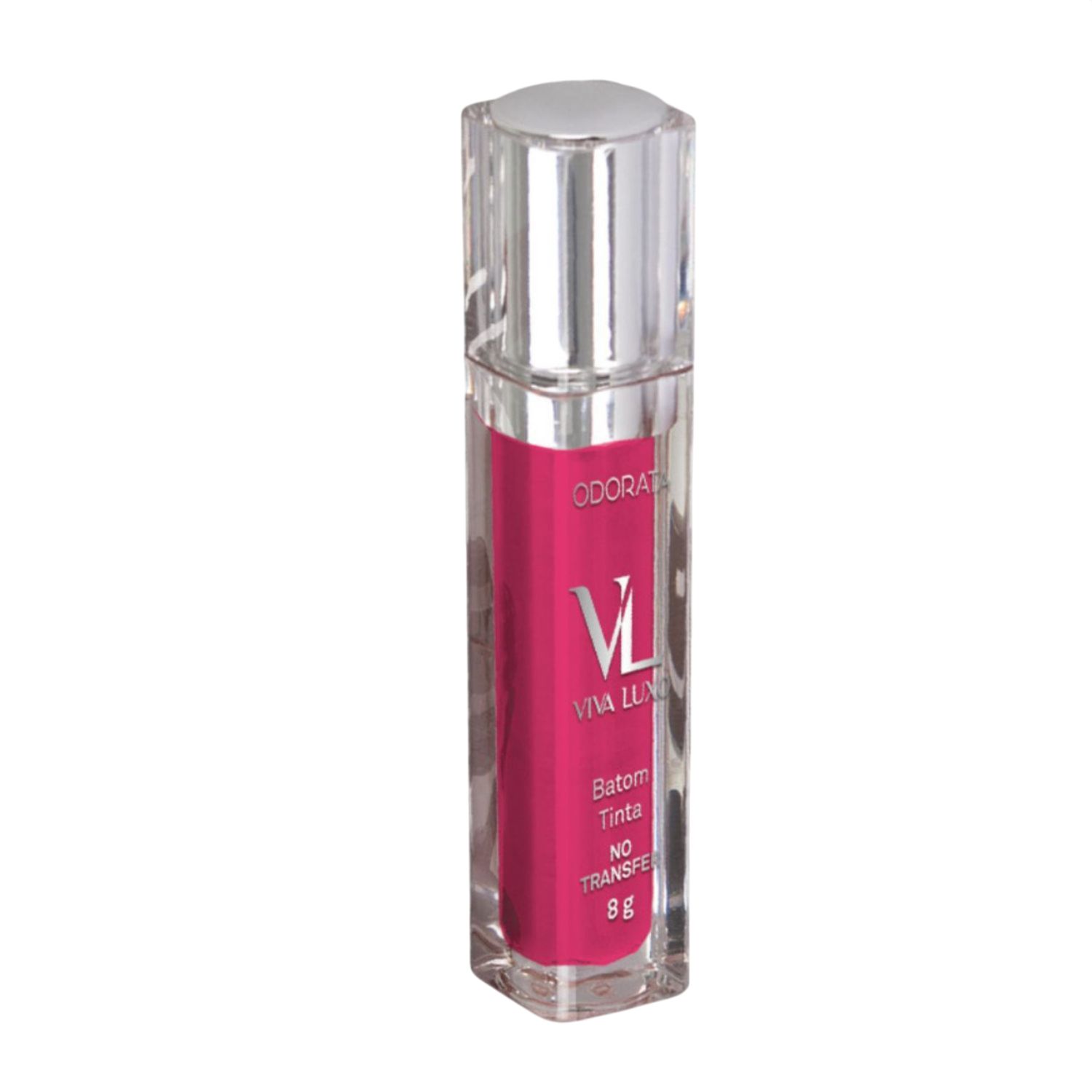 Batom Tinta No Transfer Sedução Rosa Efeito Supermatte Longa Duração Ultrapigmentação Viva Luxo ODORATA REF 2707
