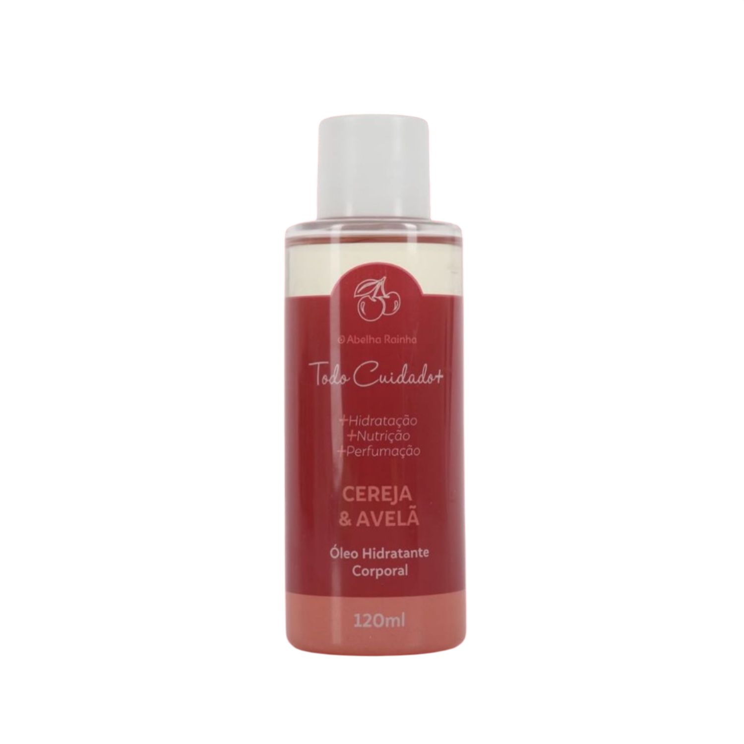 Óleo Corporal Cereja e Avelã Todo Cuidado Abelha Rainha 120ml REF 3840