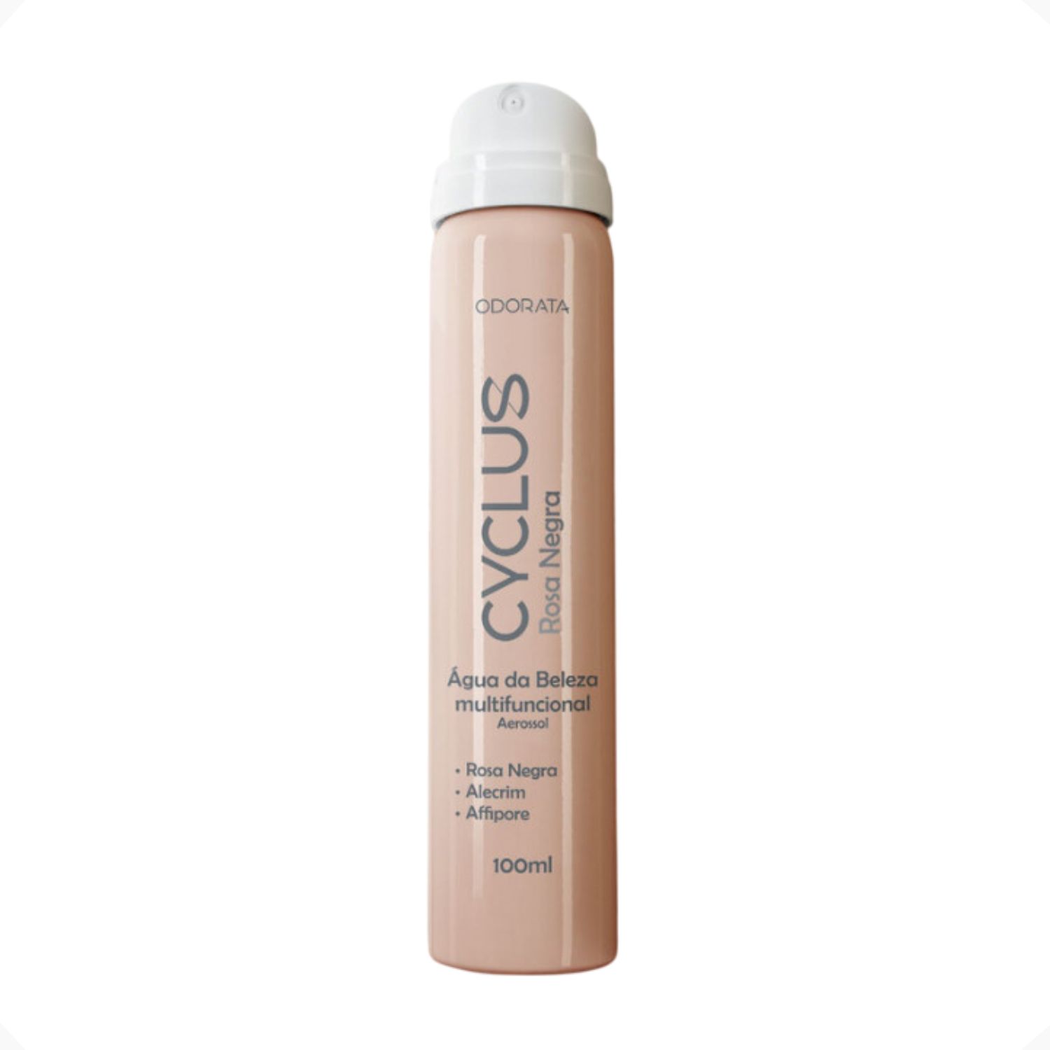 Água da Beleza Multifuncional Aerosol Cyclus Rosa Negra 100ml Odorata Ação Calmante Anti-Vermelhidão REF 4677
