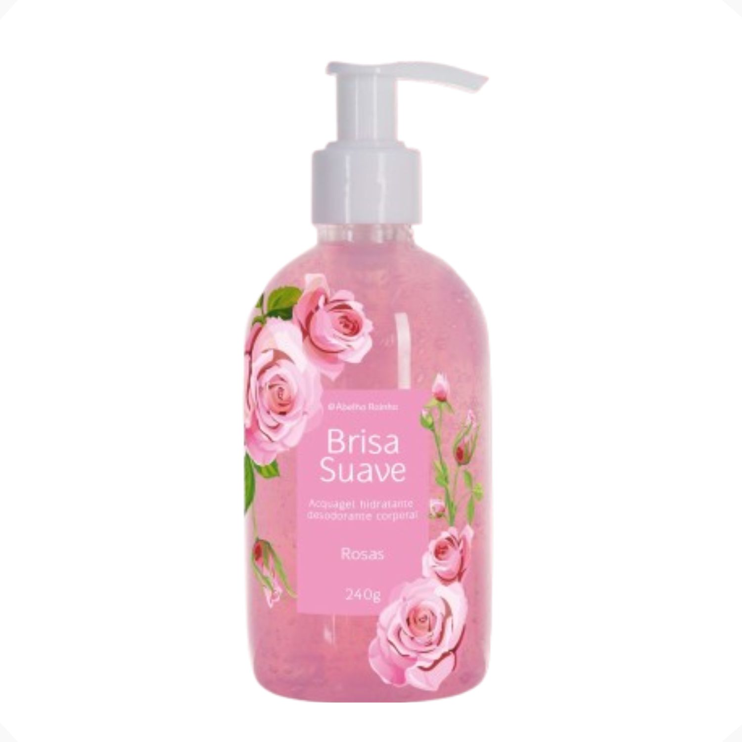 Abelha Rainha Brisa Suave Acquagel Rosas - Loção Hidratante Corporal 240g