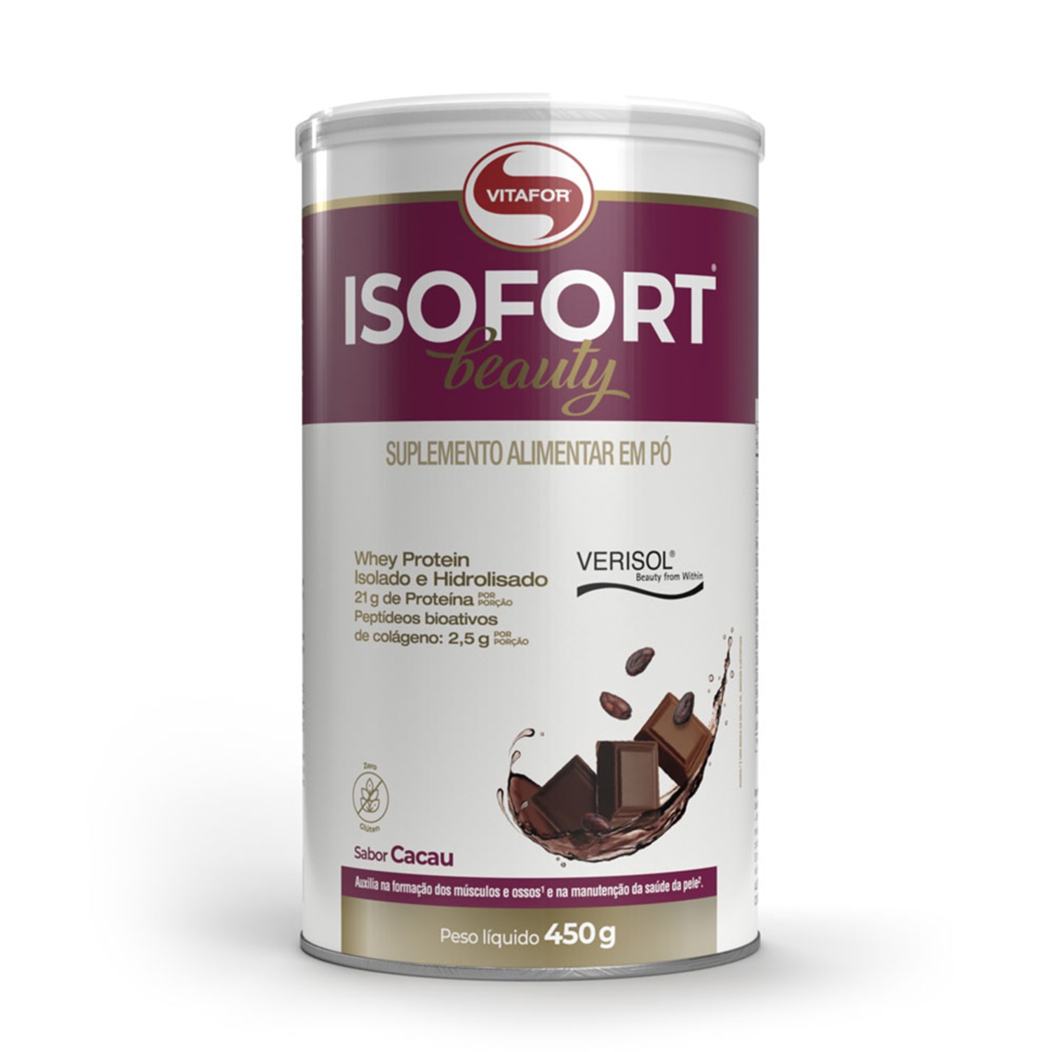 Isofort Beauty 450g Cacau Vitafor