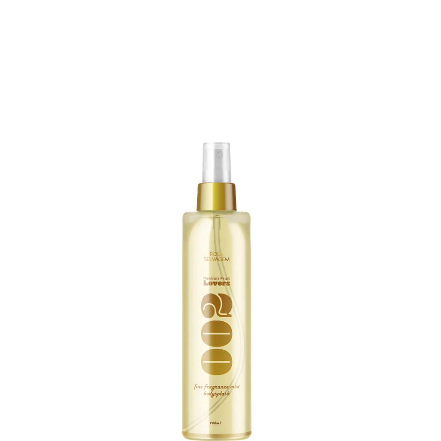 Rosa Selvagem Body Splash Lovers Passion Fruit 200 Ml