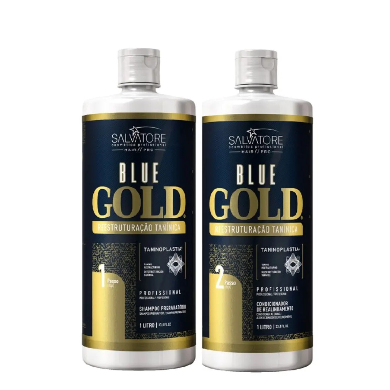 Salvatore Kit Blue Gold - Passo 1 e 2