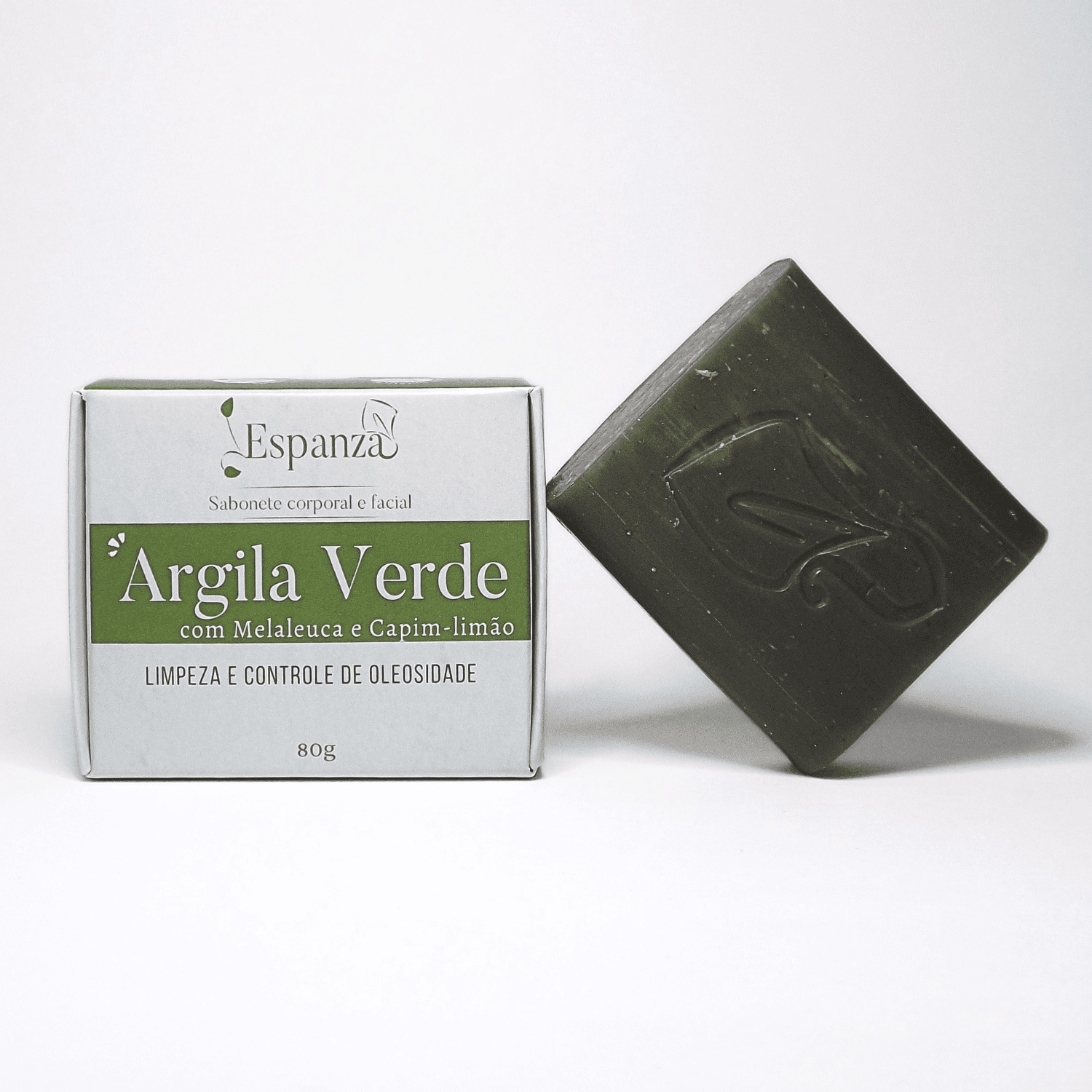 Sabonete Detox - Argila Verde, Melaleuca e Capim-limão