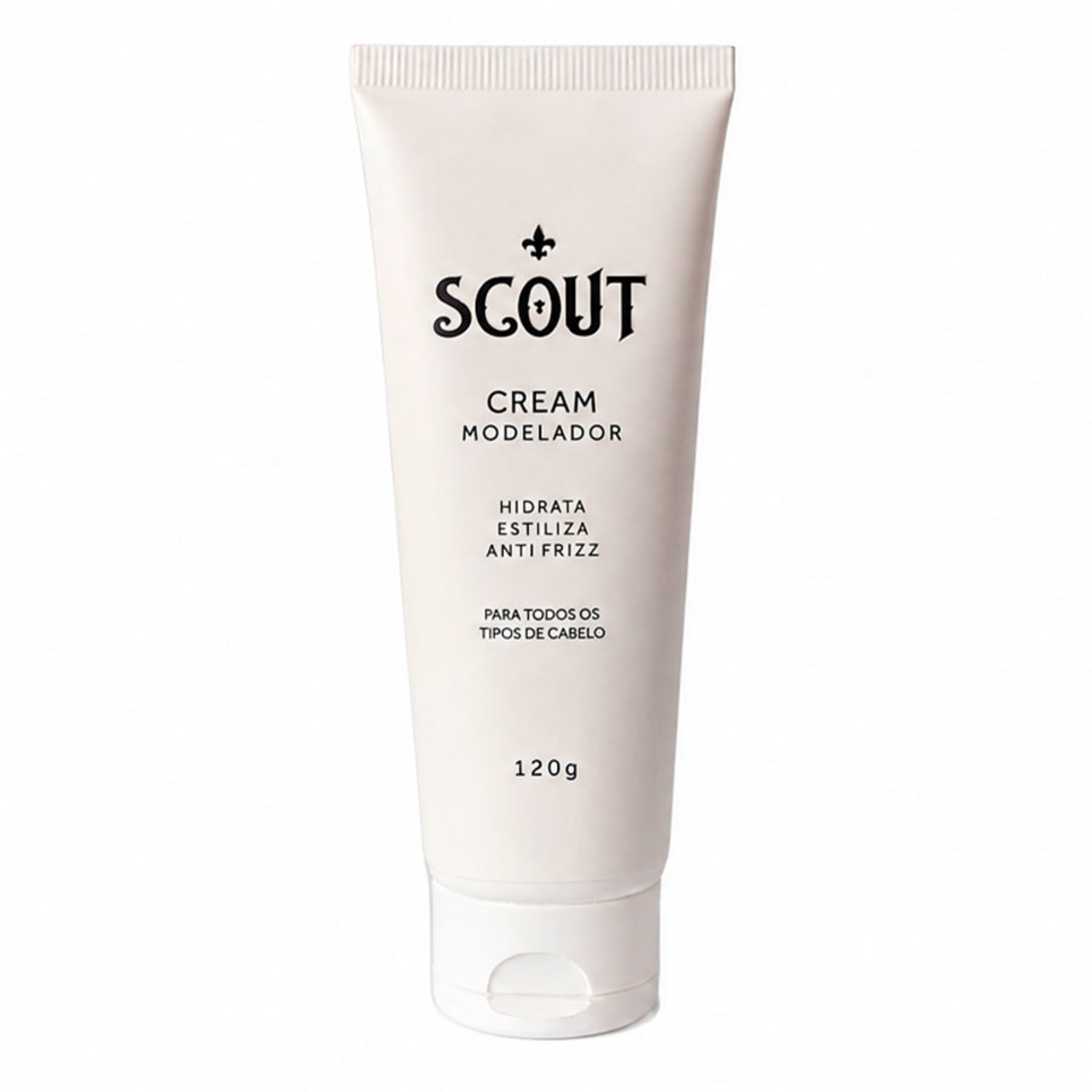 Cream Modelador Capilar 120g Scout - Hidrata Estiliza Anti Frizz