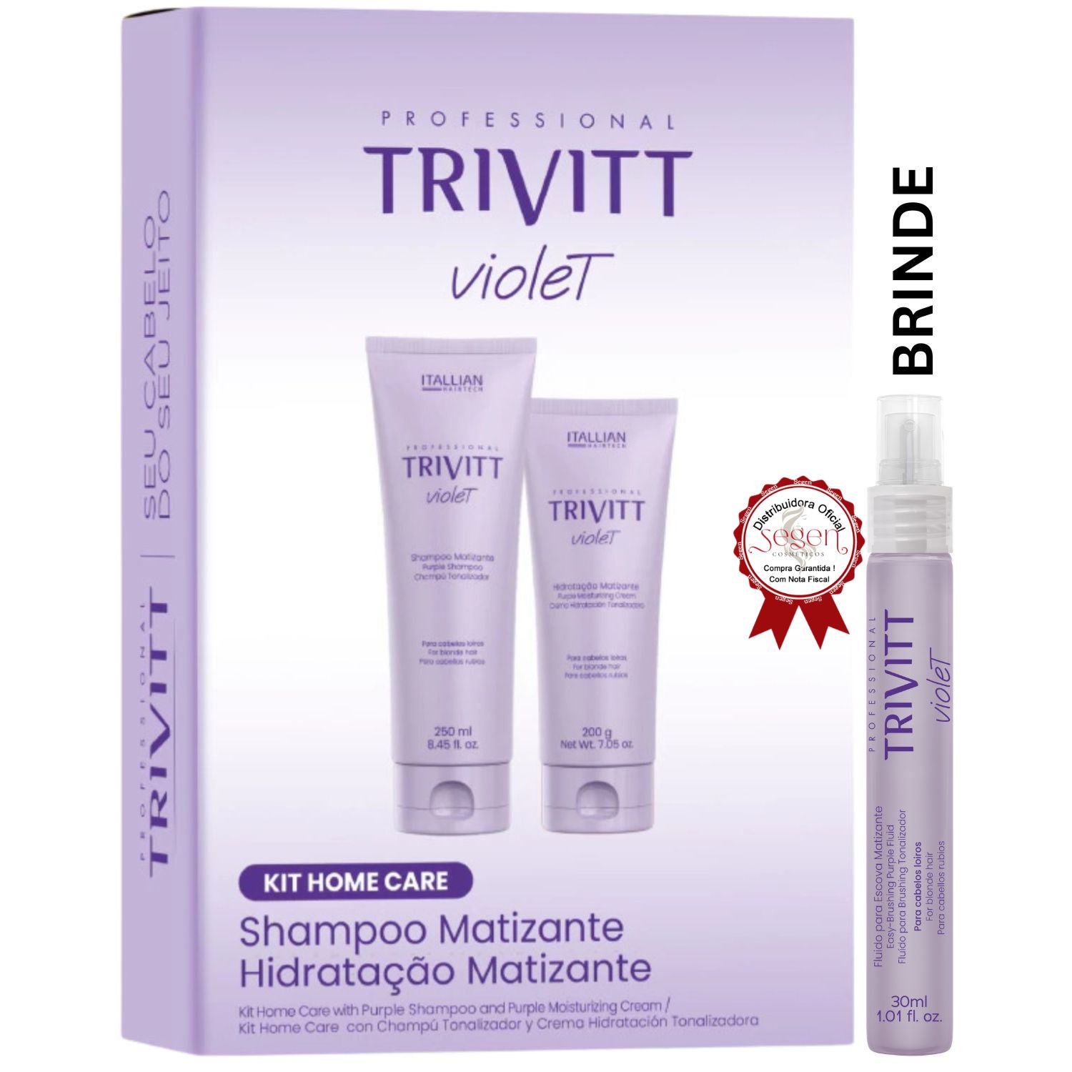 Kit Home Care Matizante Trivitt Violet 2 Produtos