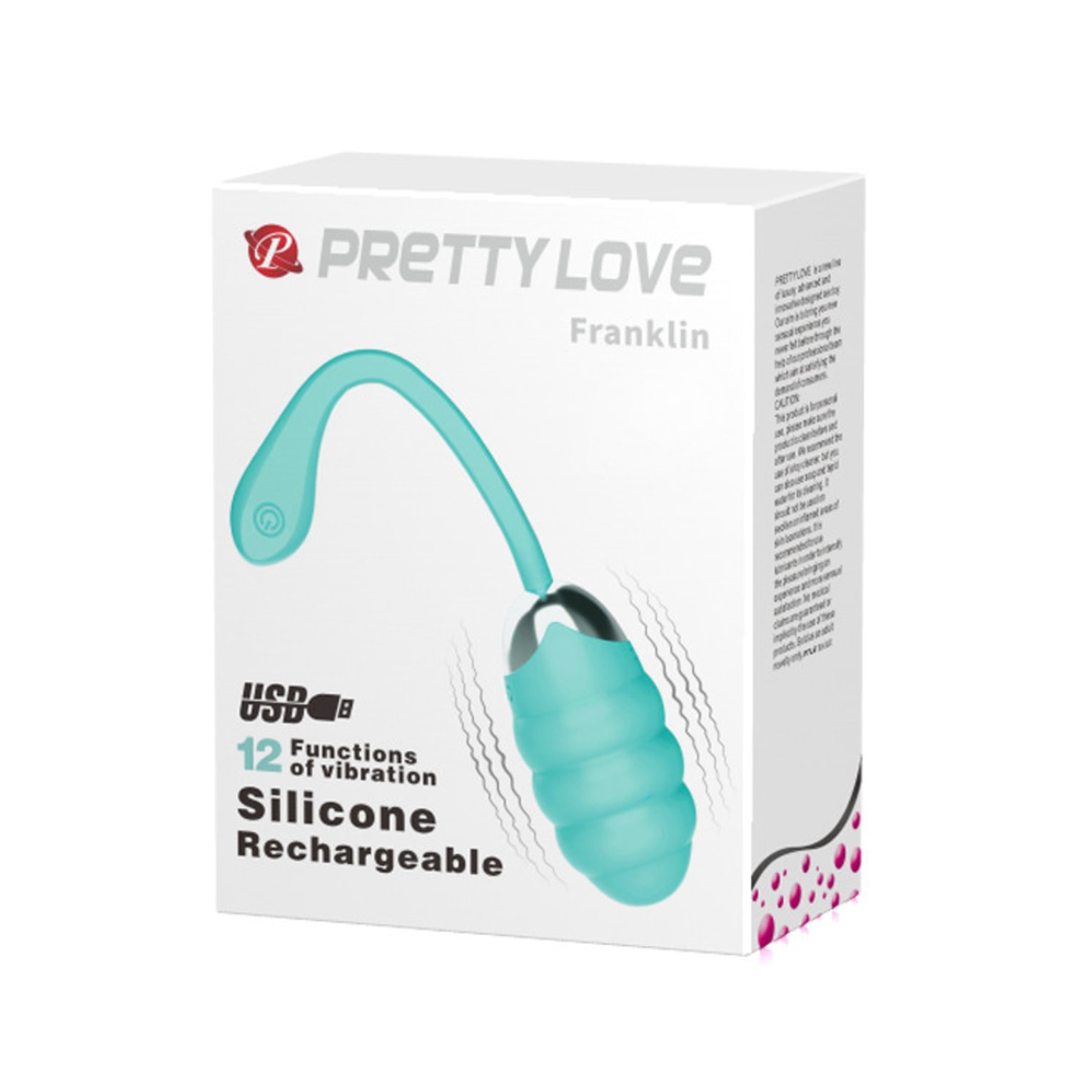 Bullet Massageador Recarregável- Franklin - Pretty Love