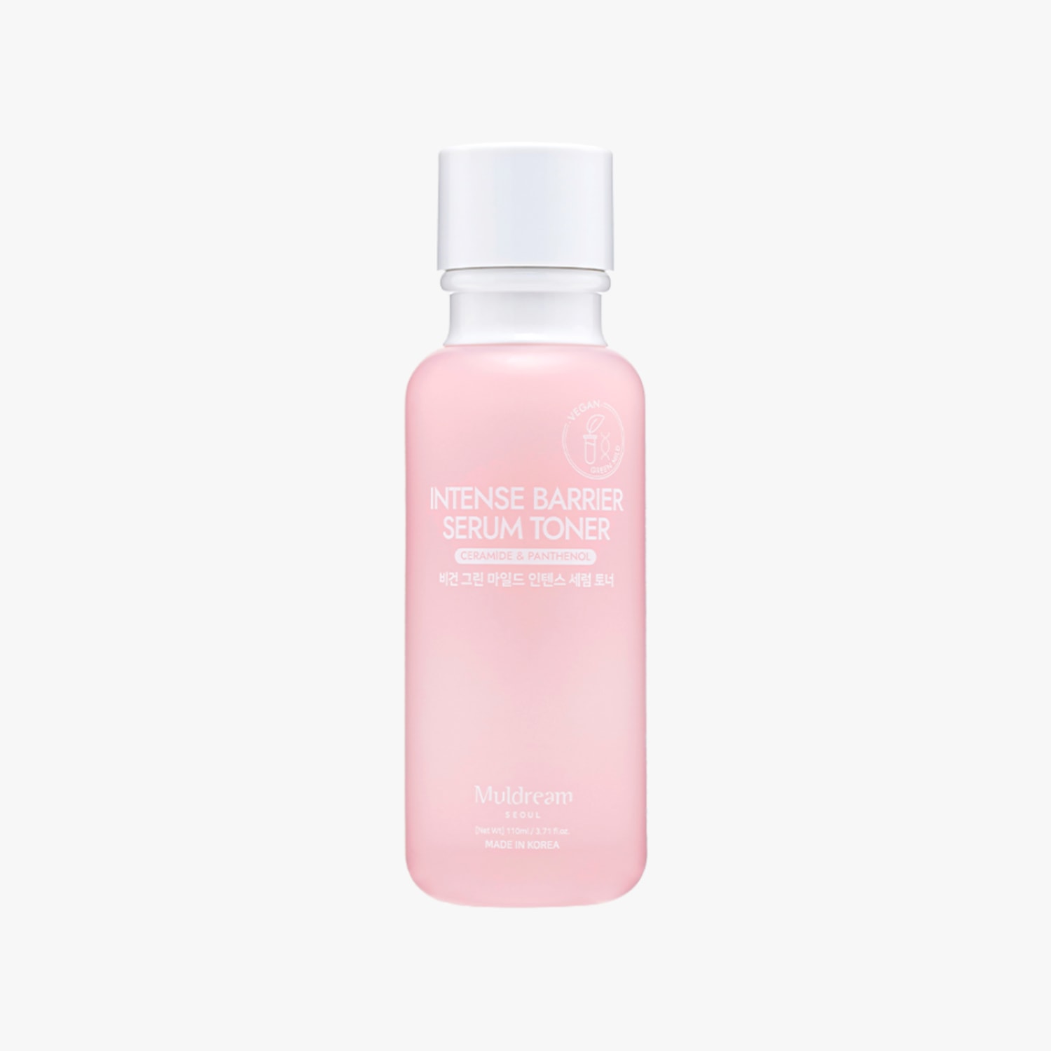 Muldream Serum e Toner Vegan Green Mild Intense de Ceramida e Pantenol 110ml