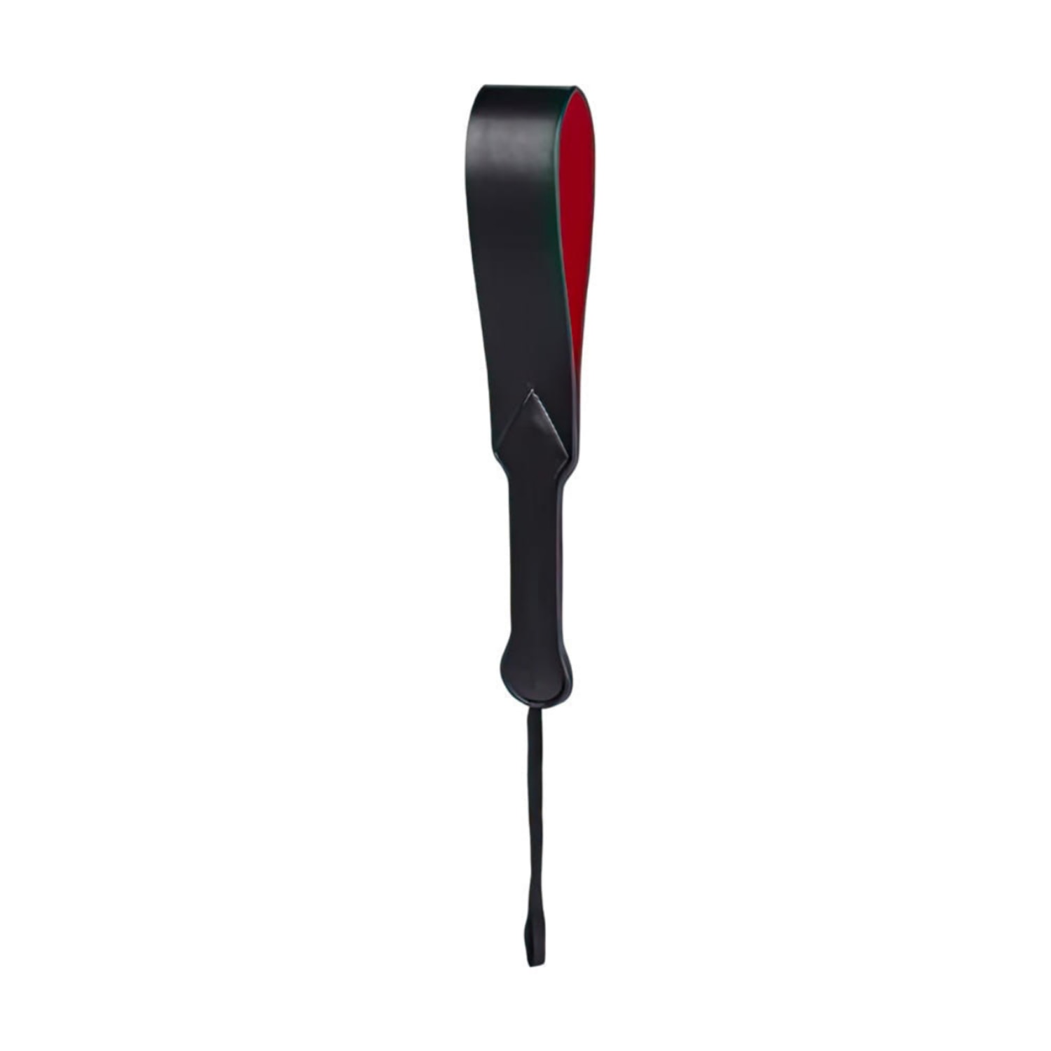 Sexy Import Soft Touch Preto e Vermelho 35cm x 5cm - Chibata em Couro Sintético