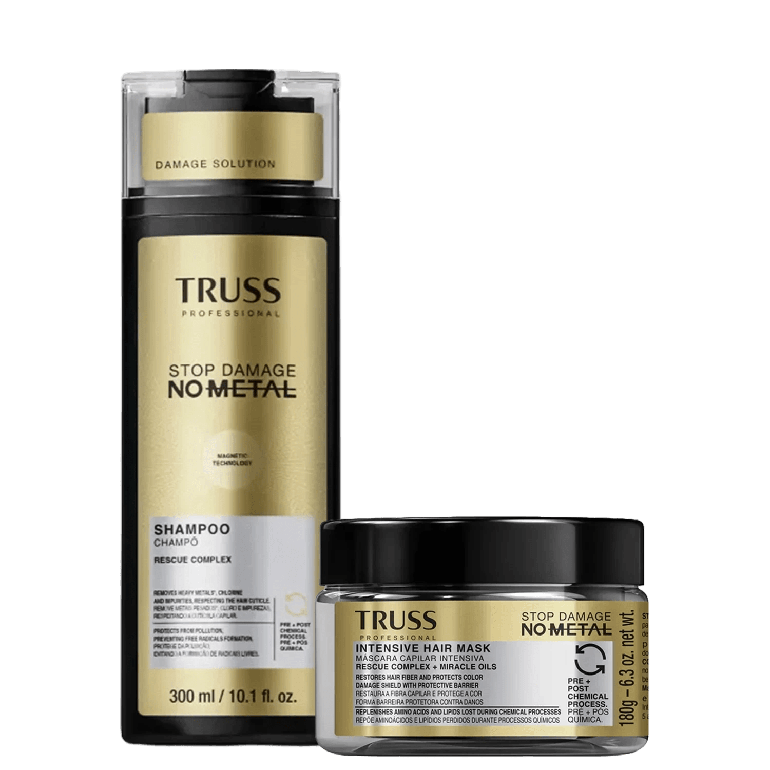 Kit Truss Stop Damage No Metal Duo (2 Produtos)