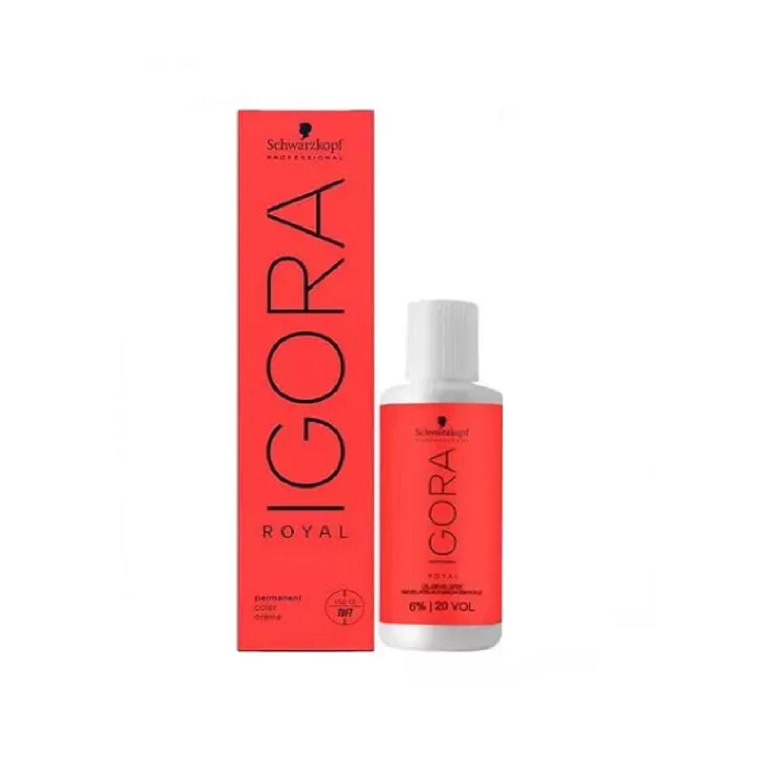 Kit Schwarzkopf Professional Igora Royal Coloração 6-1 + Ox 20 Vol 60ml