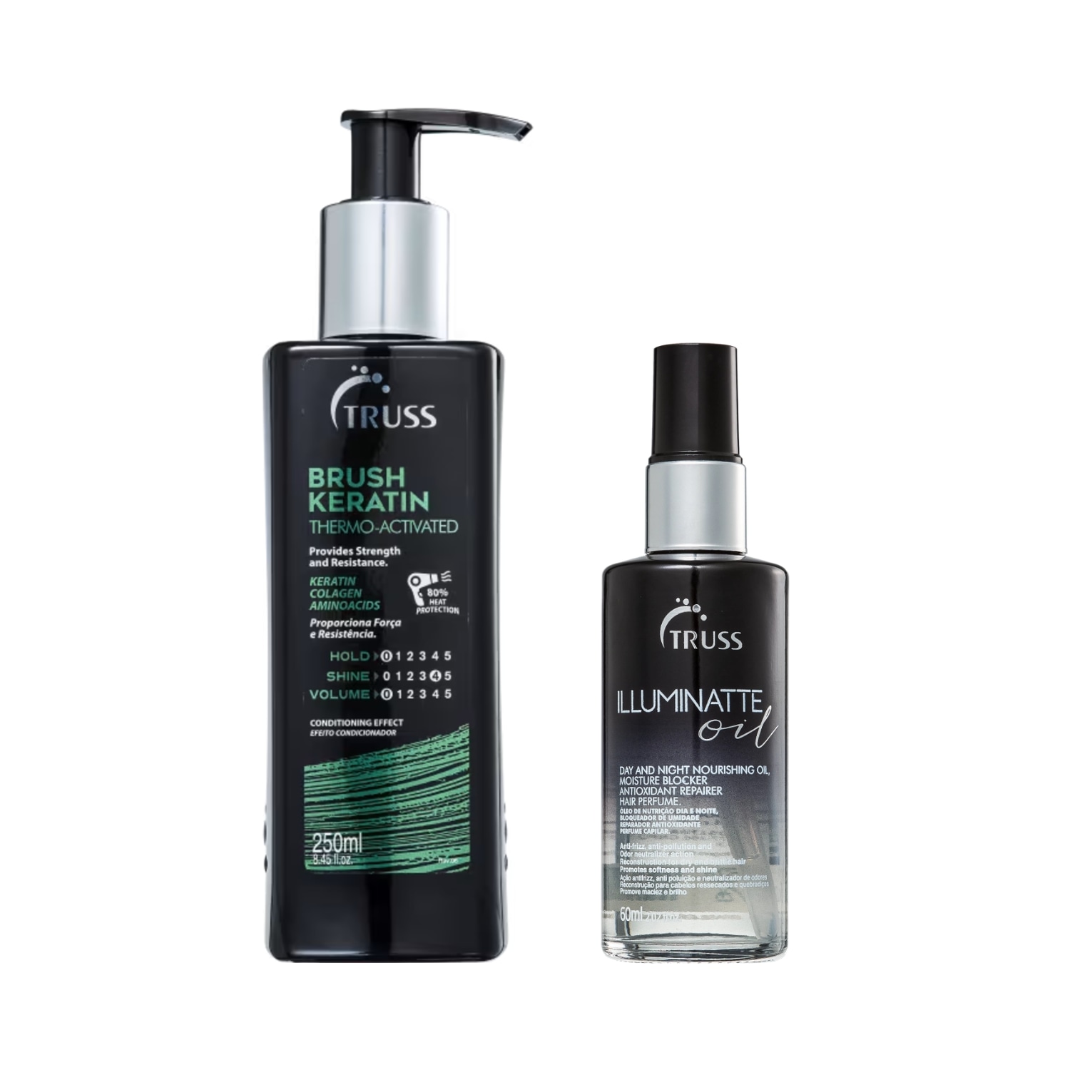 Kit Truss Brush Keratin + Illuminatte Oil 60ml