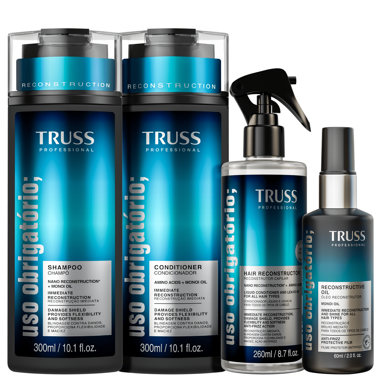 Kit TRUSS Uso Obrigatório Home Care (4 Produtos)