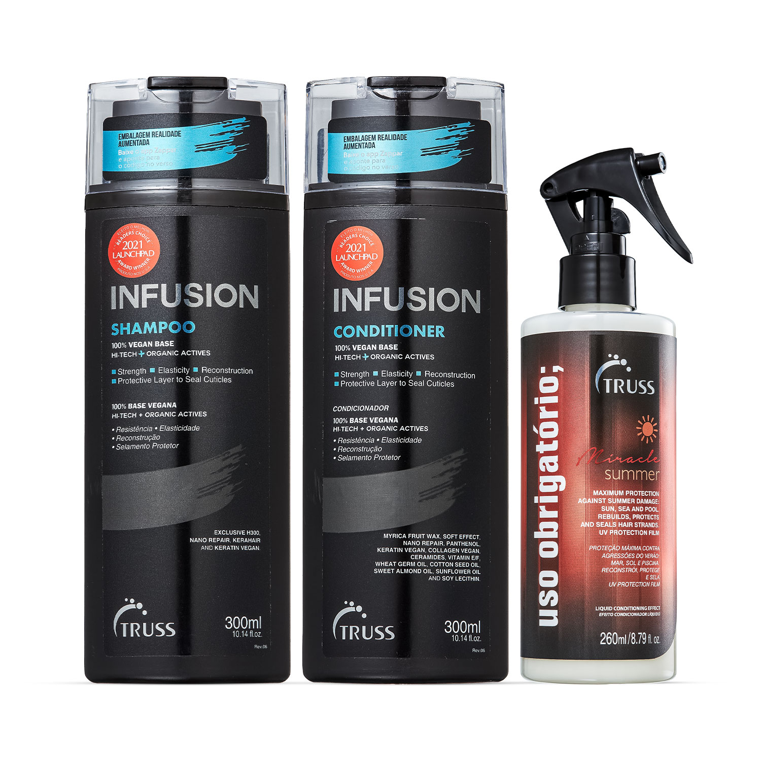 Kit TRUSS Infusion + Uso Obrigatório Miracle Summer (3 Produtos)