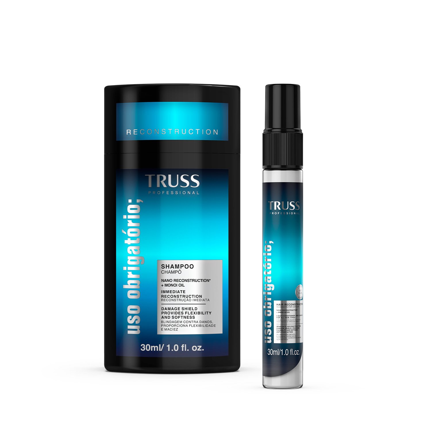 Combo Uso Obrigatório: Shampoo 30ml + Spray 30ml