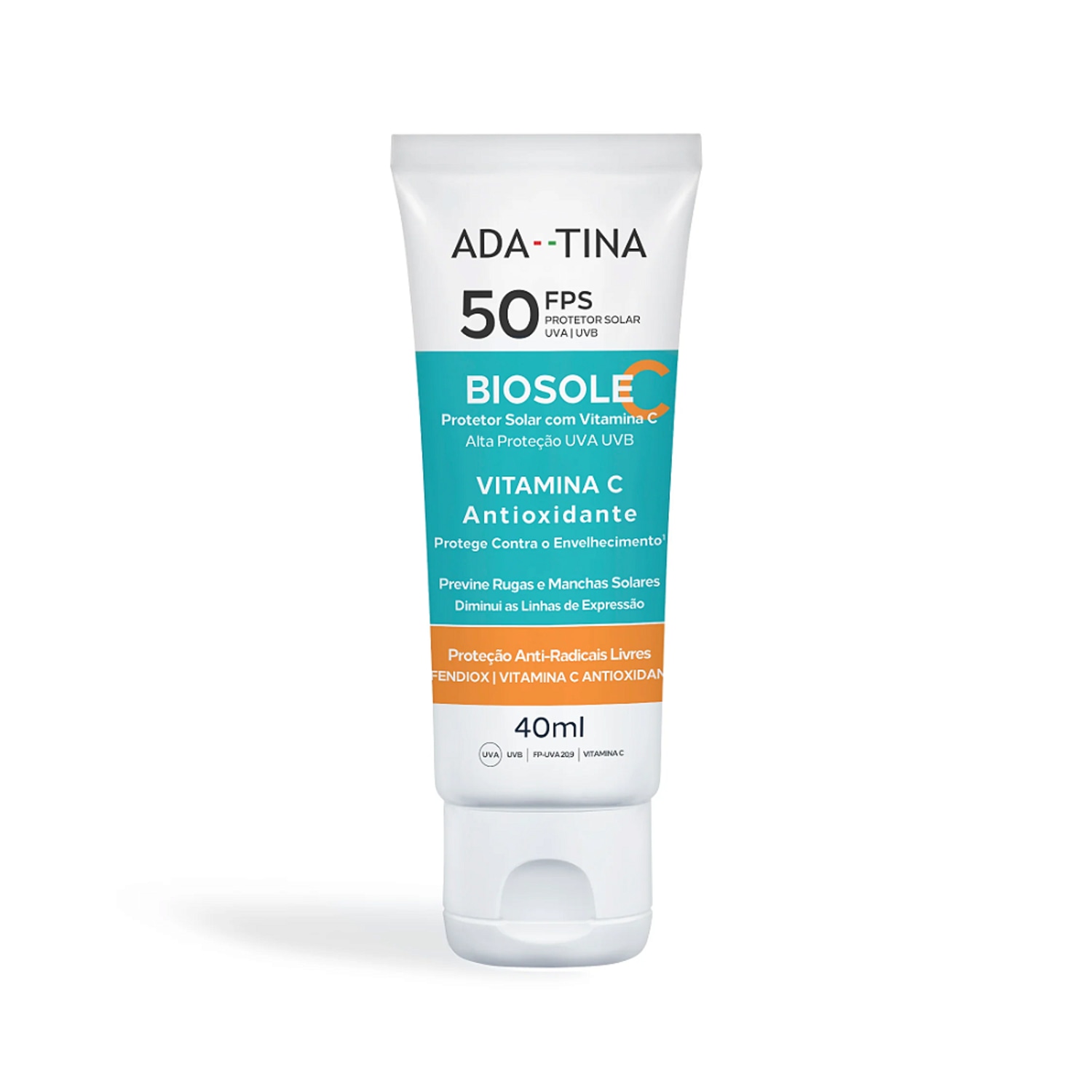 Ada Tina Biosole C FPS 50 - Protetor Solar 40ml