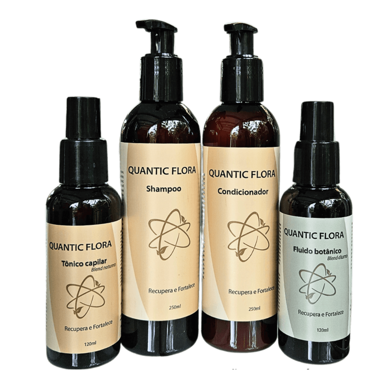 Kit Quantic Flora Tesla Cuidado 24h (4 Produtos)