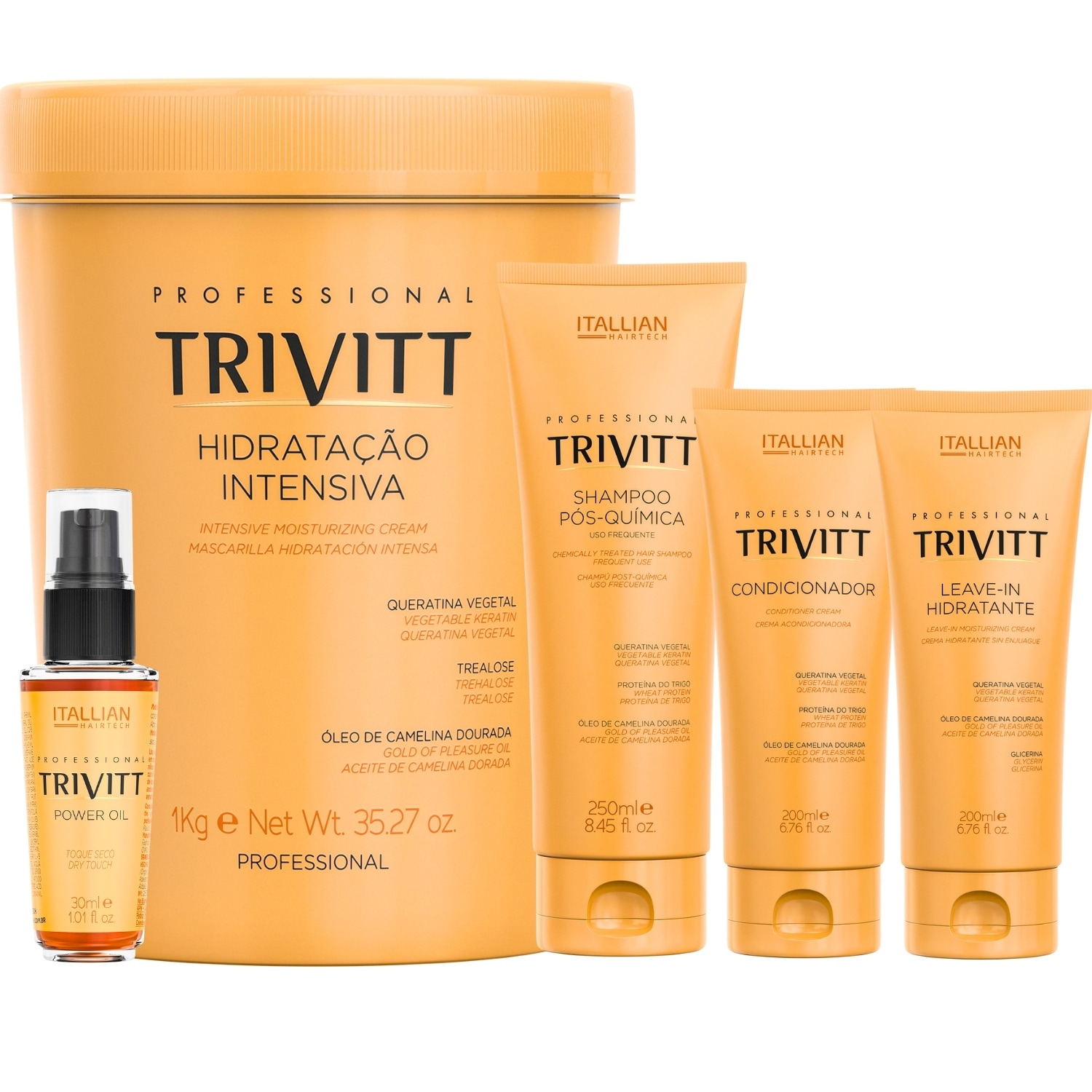 KIT HOME CARE LEAVE-IN HIDRATAÇÃO INTENSIVA E POWER OIL