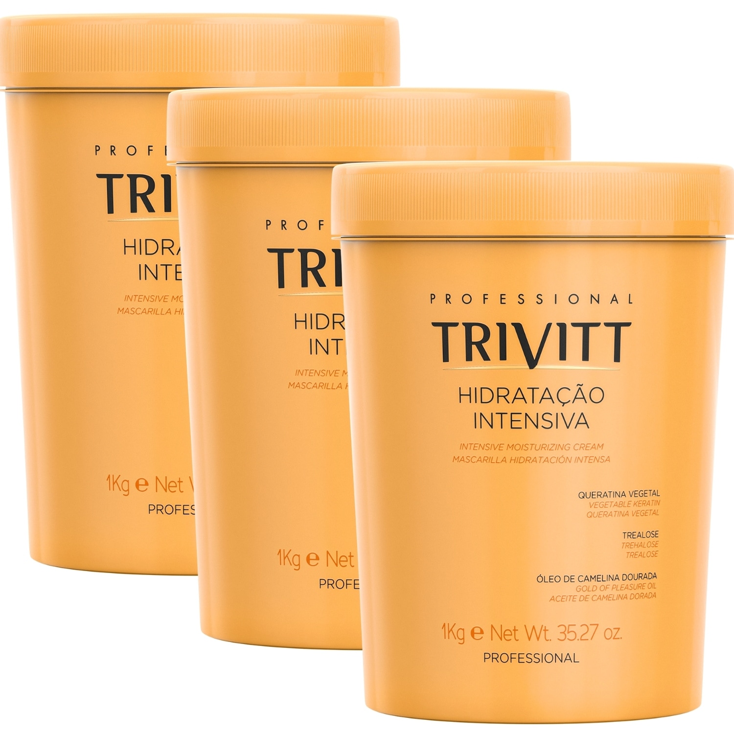 KIT 3 HIDRATAÇÃO INTENSIVA 1KG TRIVITT