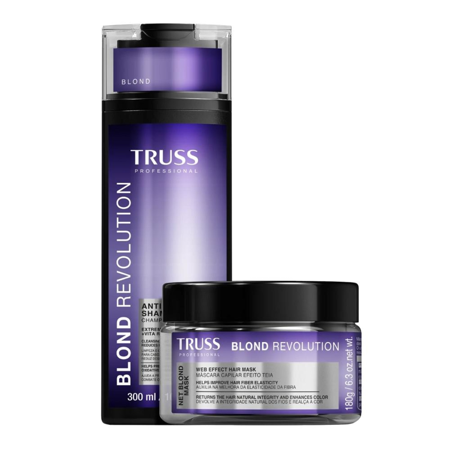 Kit Truss Blond Revolution - Shampoo 300ml + Máscara 180g
