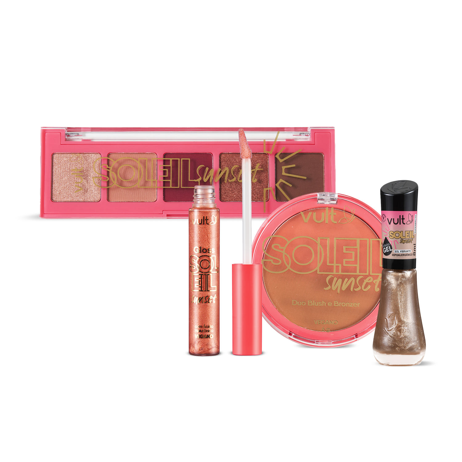 Kit Vult Soleil Sunset Vibrante (4 Produtos)