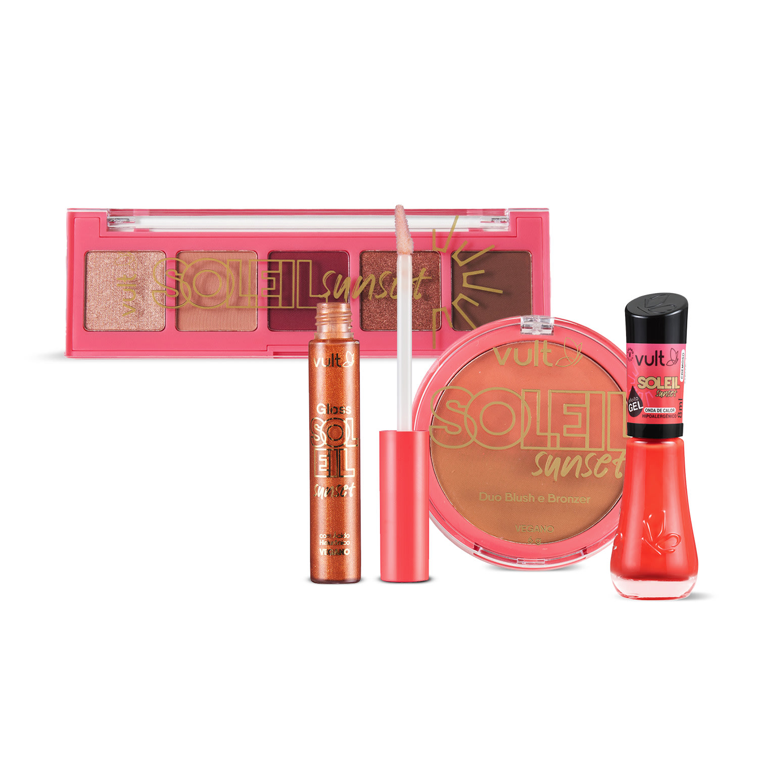 Combo Vult Soleil Sunset Bronze (4 itens)