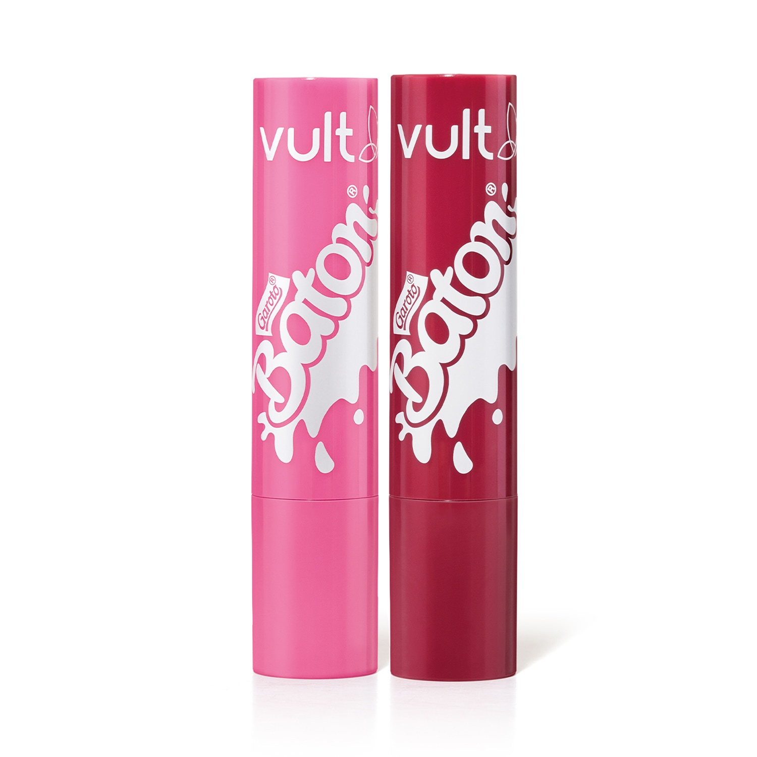 Kit Vult & Baton - Gloss Stick Rosa 2g + Gloss Stick Malva 2g