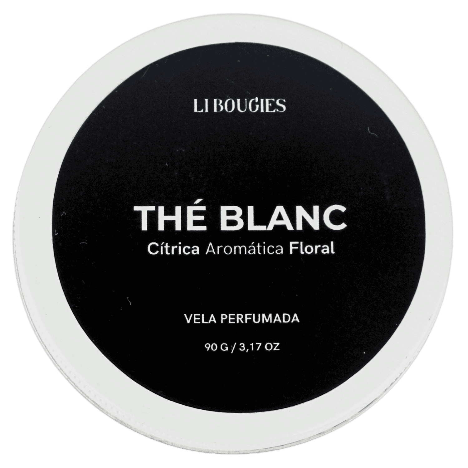 LIBOUGIES Thé Blanc Chá Branco - Vela Aromática 90g
