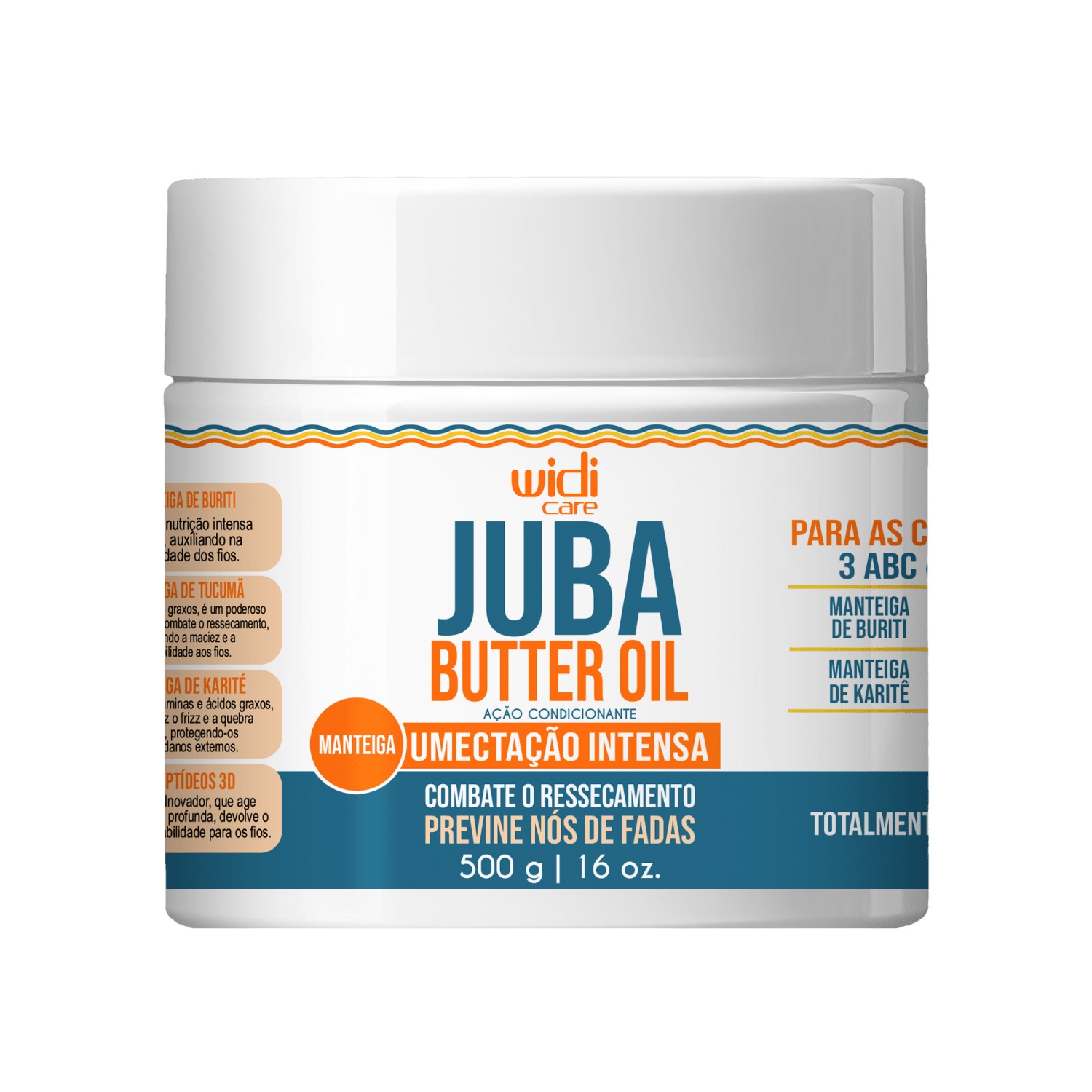 Widi Care Juba Butter Oil - Máscara Capilar Umectante 500g