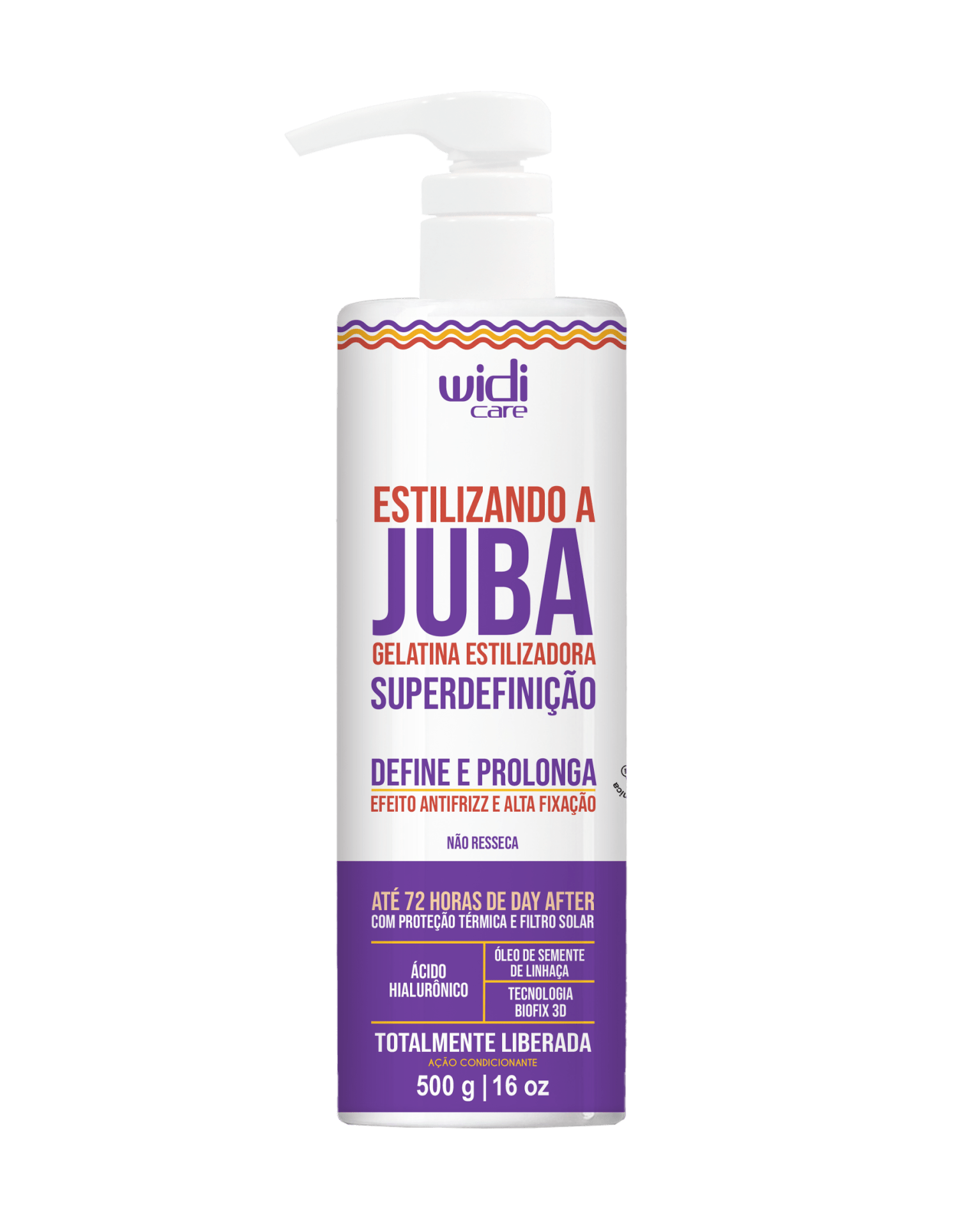Widi Care Estilizando a Juba - Gelatina Capilar Estilizadora 500g