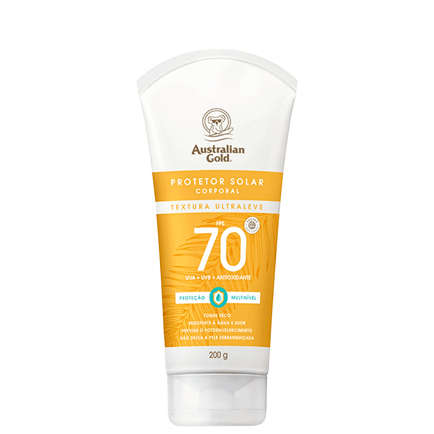 Australian Gold Alta Proteção FPS 70 - Protetor Solar Corporal 200g