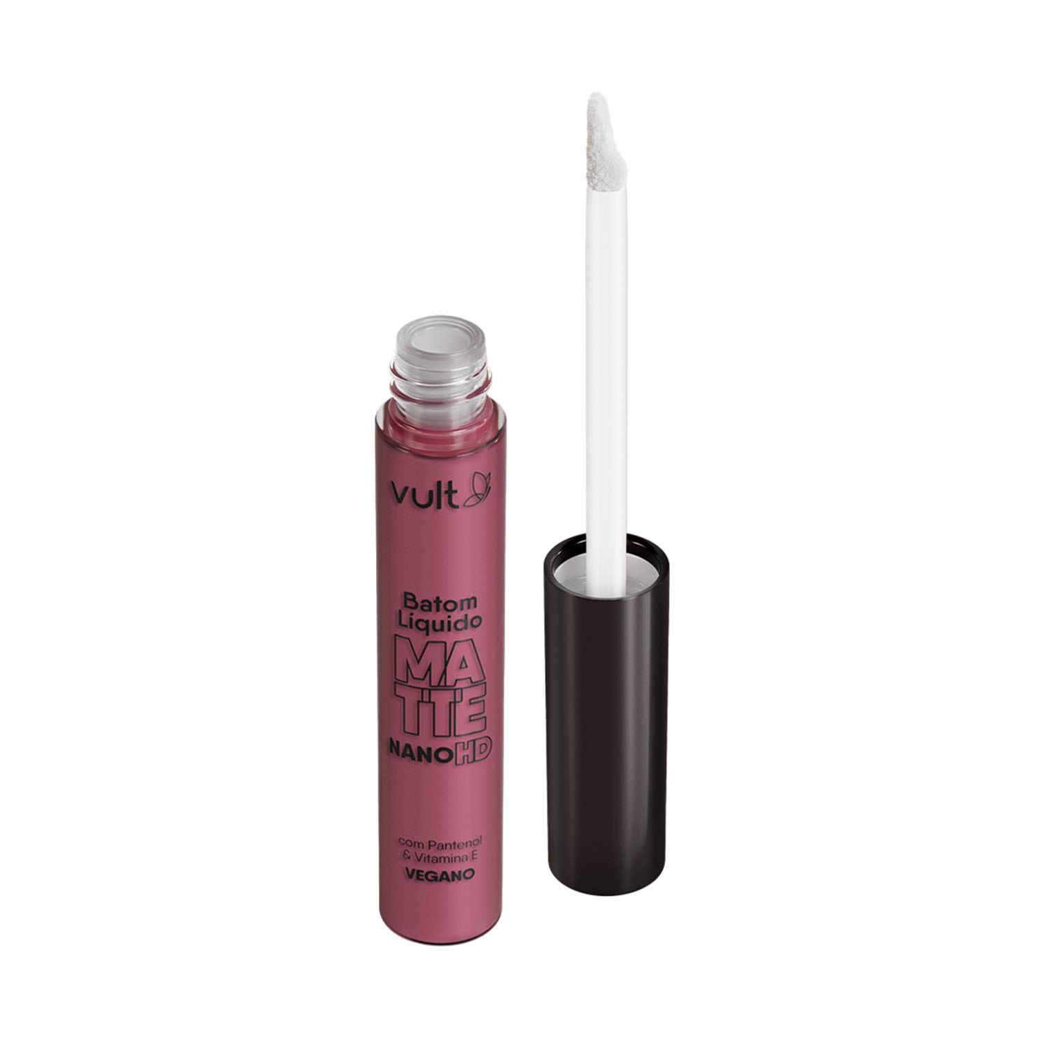 Batom Líquido Matte Rosa Rosé Vult Nano HD 5ml