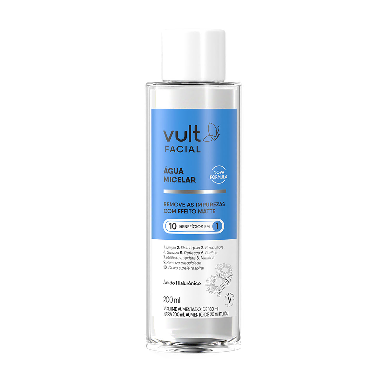 Água Micelar Facial 200ml