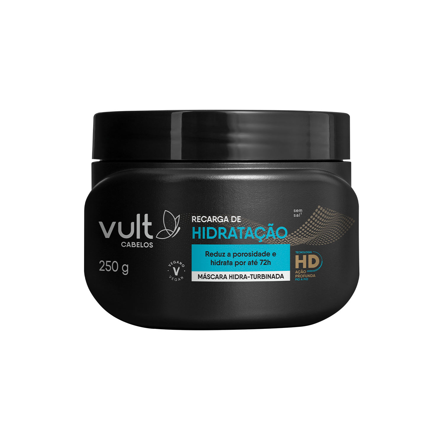 Máscara Hidra-Turbinada Vult Cabelos Recarga de Hidratação 250g
