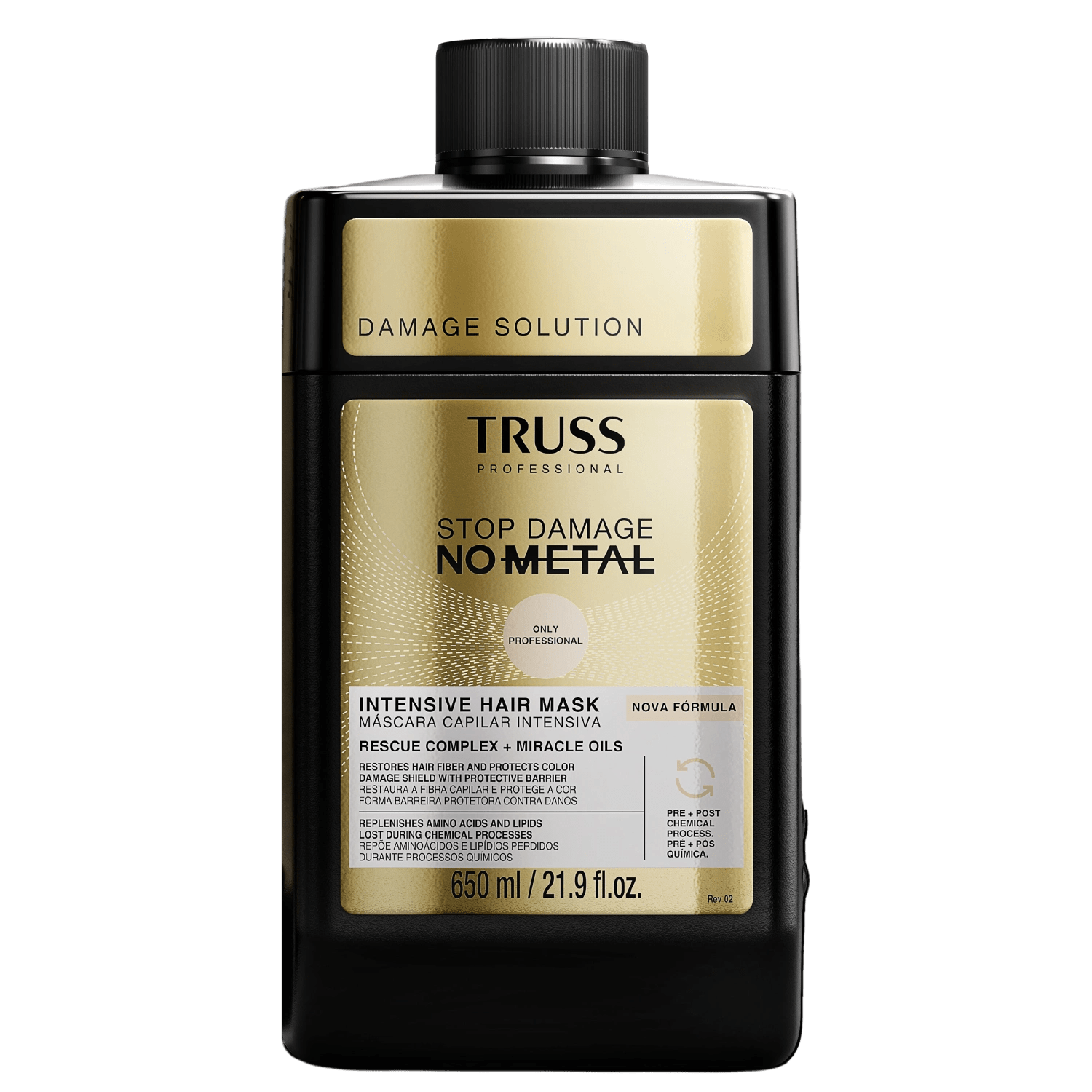 Truss Stop Damage No Metal - Máscara Capilar 650ml