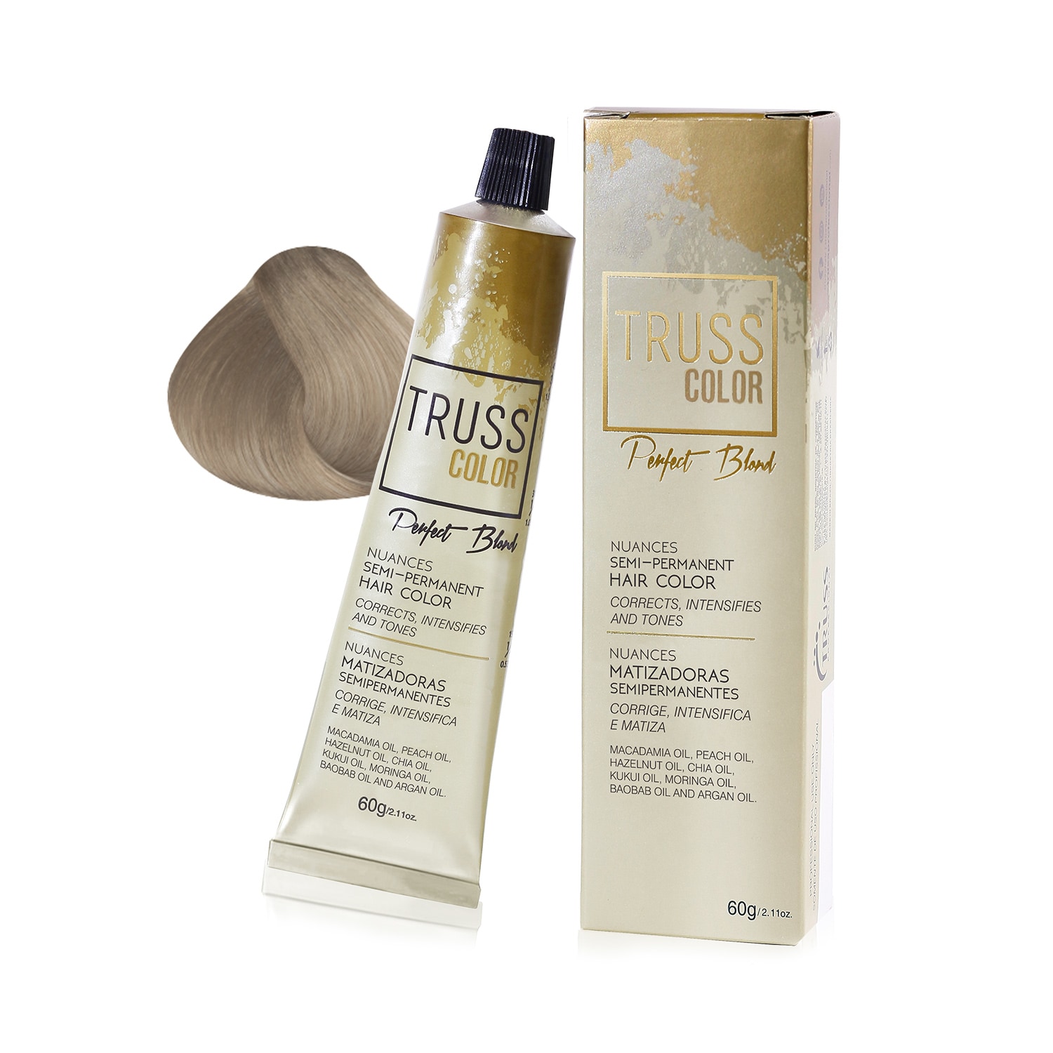 TRUSS Color Perfect Blond Louro Claríssimo Pérola 10.89 - Coloração Semipermanente Matizadora 60g