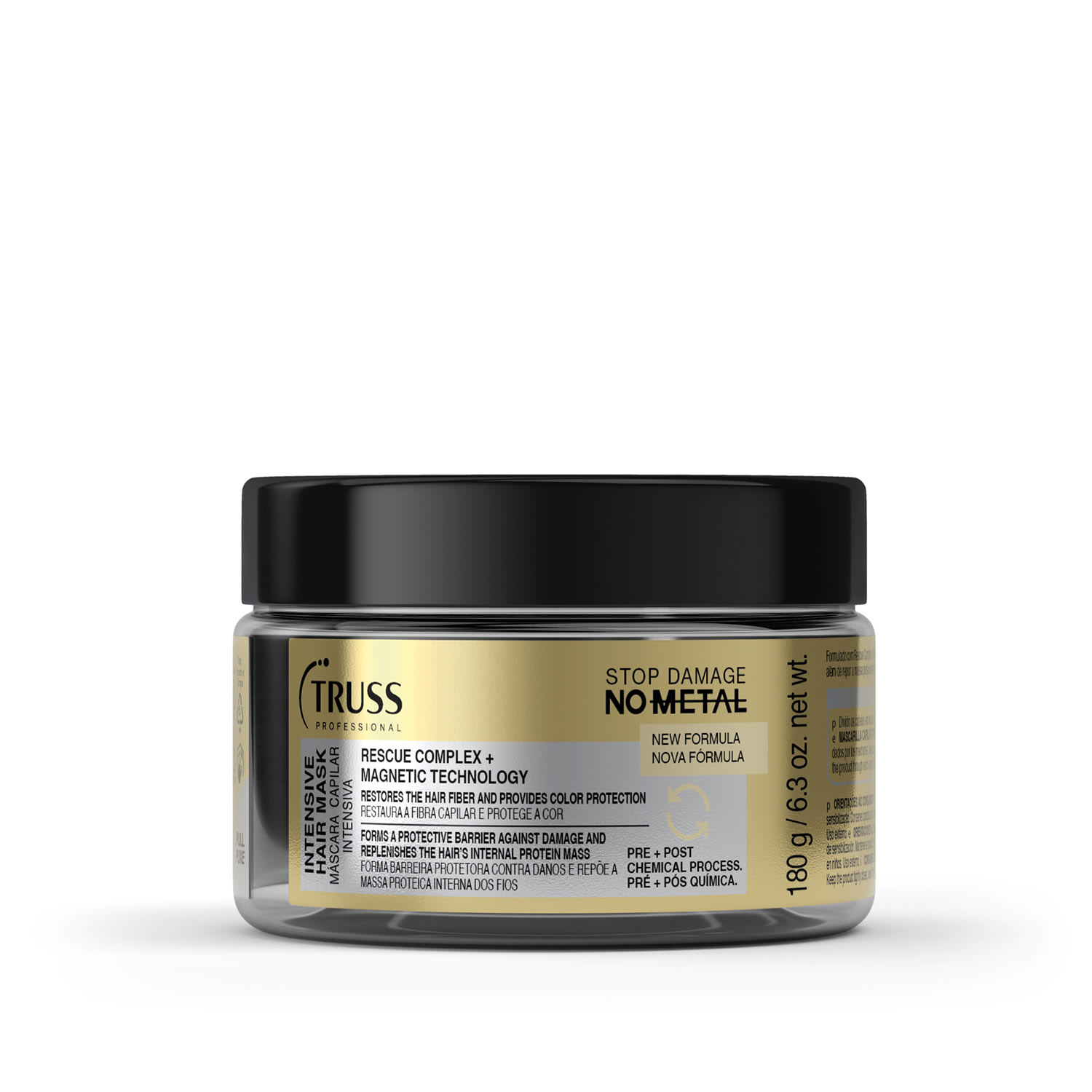 Máscara Capilar Intensiva No Metal 180g