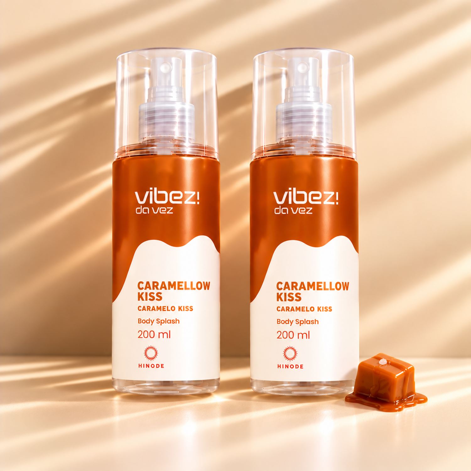Kit 2 Body Splash Vibez da Vez! Caramellow Kiss